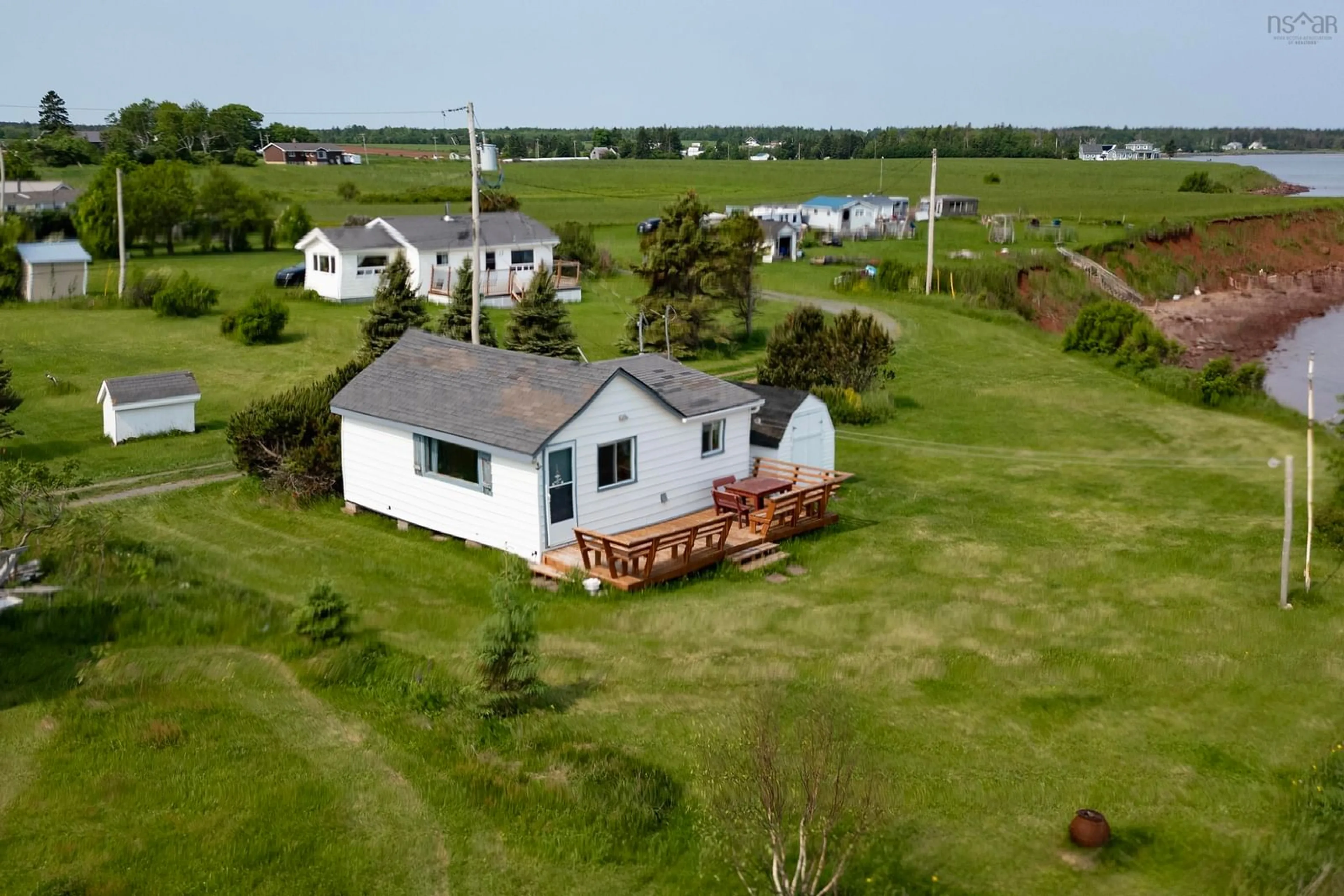 A pic from outside/outdoor area/front of a property/back of a property/a pic from drone, unknown for 67 D Haynes Beach Lane, Lorneville Nova Scotia B4H 3X9