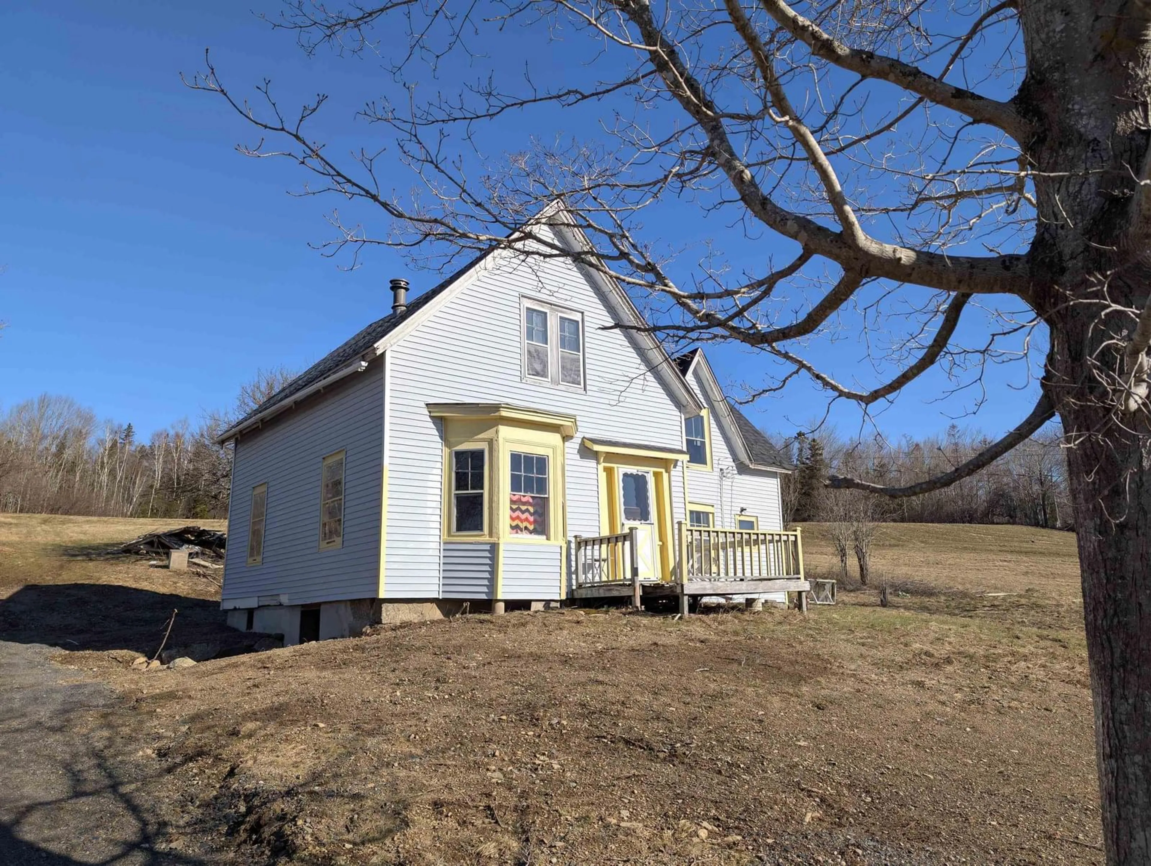 A pic from outside/outdoor area/front of a property/back of a property/a pic from drone, building for 2853 Clementsvale, Bear River East Nova Scotia B0S 1B0