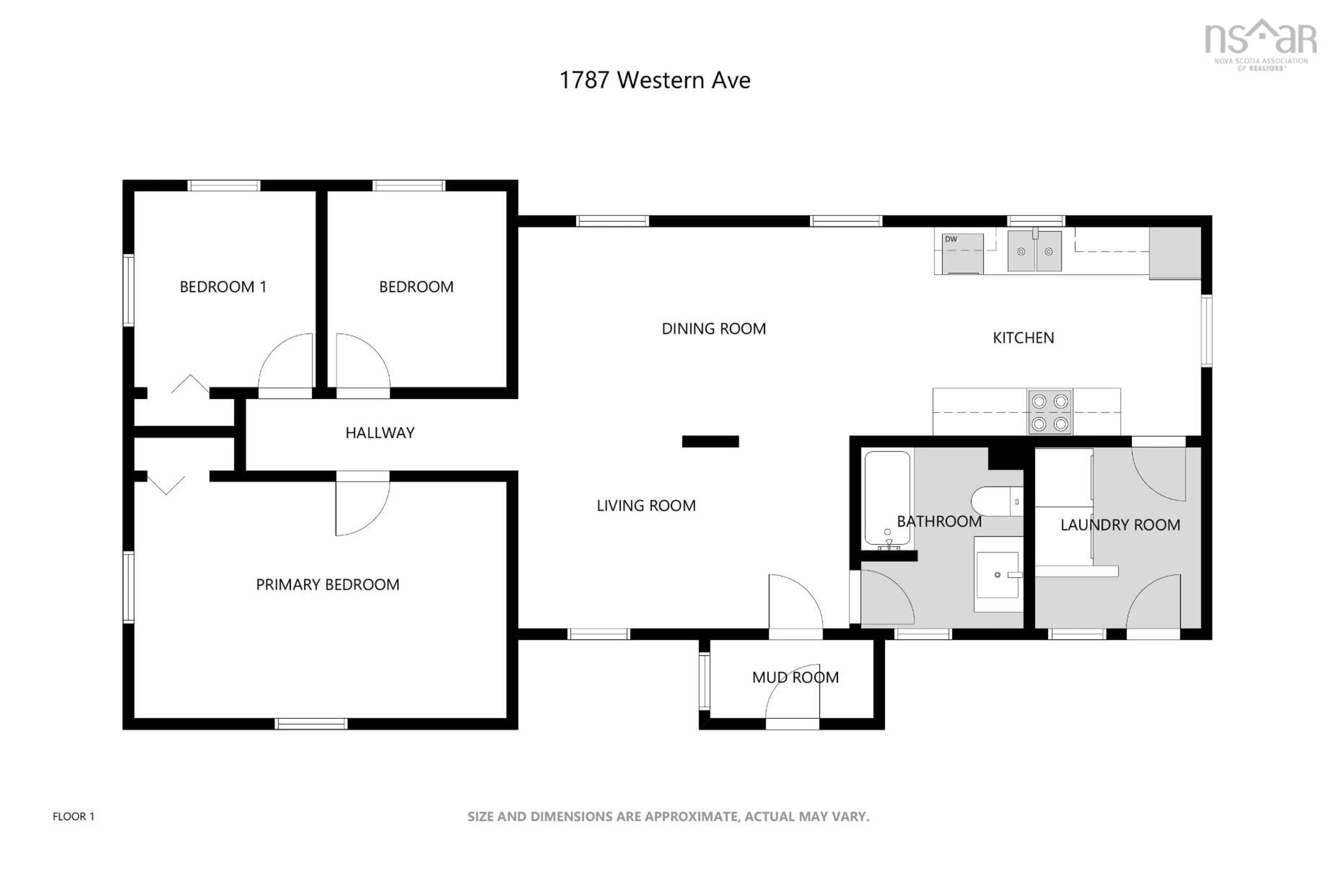 Floor plan for 1787 Western Ave, Parrsboro Nova Scotia B0M 1S0