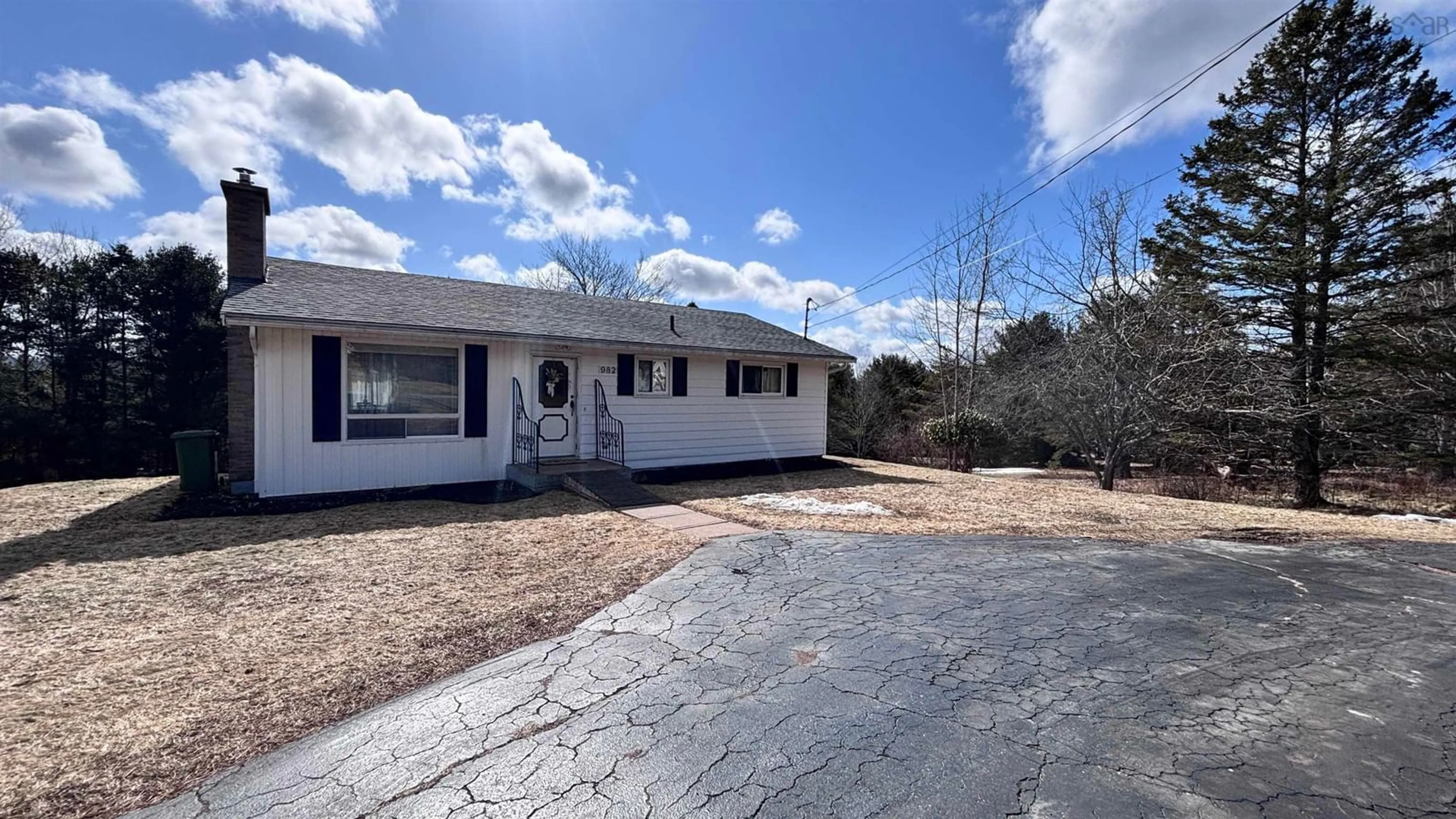 A pic from outside/outdoor area/front of a property/back of a property/a pic from drone, street for 982 Pictou Rd, East Mountain Nova Scotia B6L 2N5