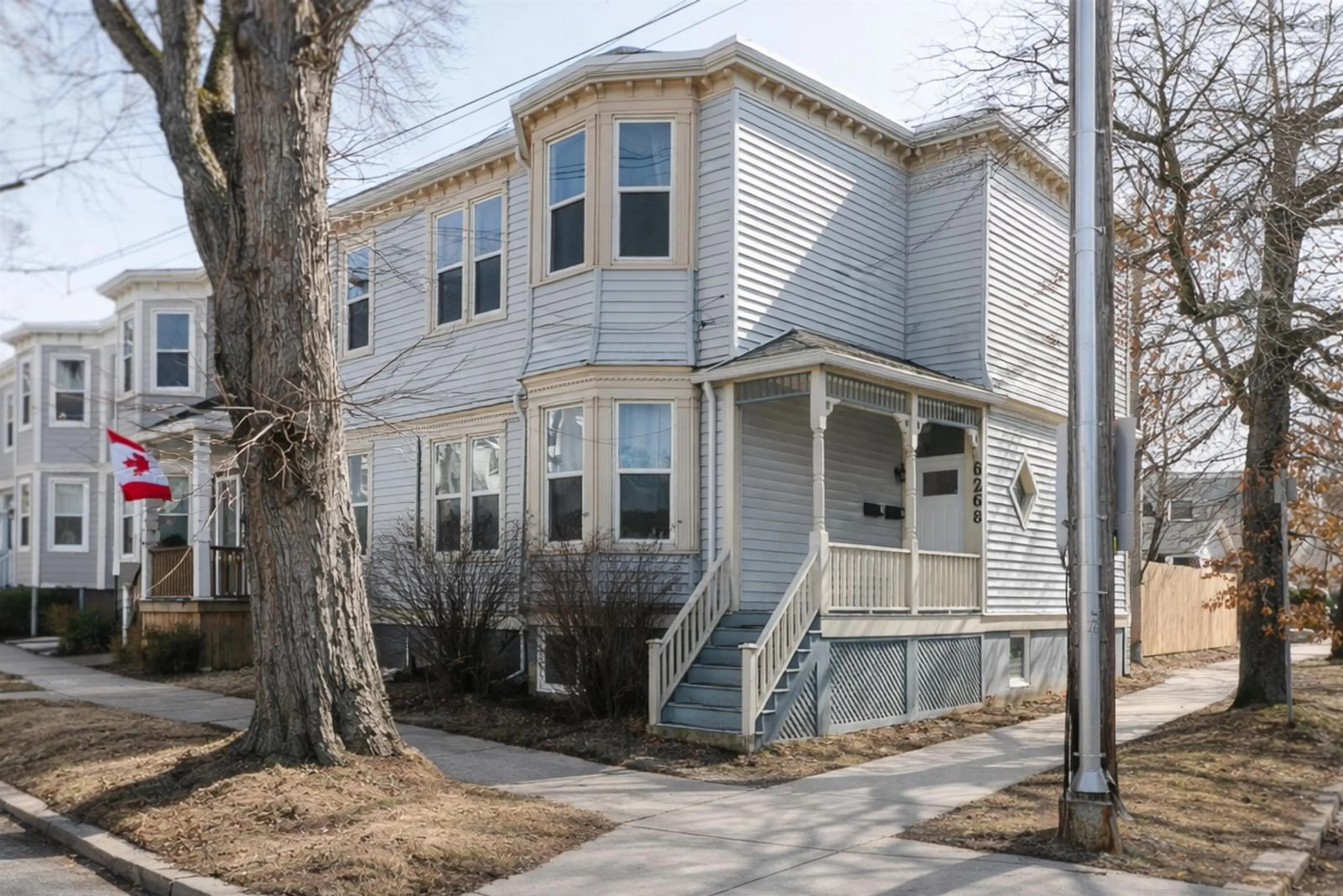 Home with vinyl exterior material, street for 6268 Shirley St, South End Nova Scotia B3H 2N6