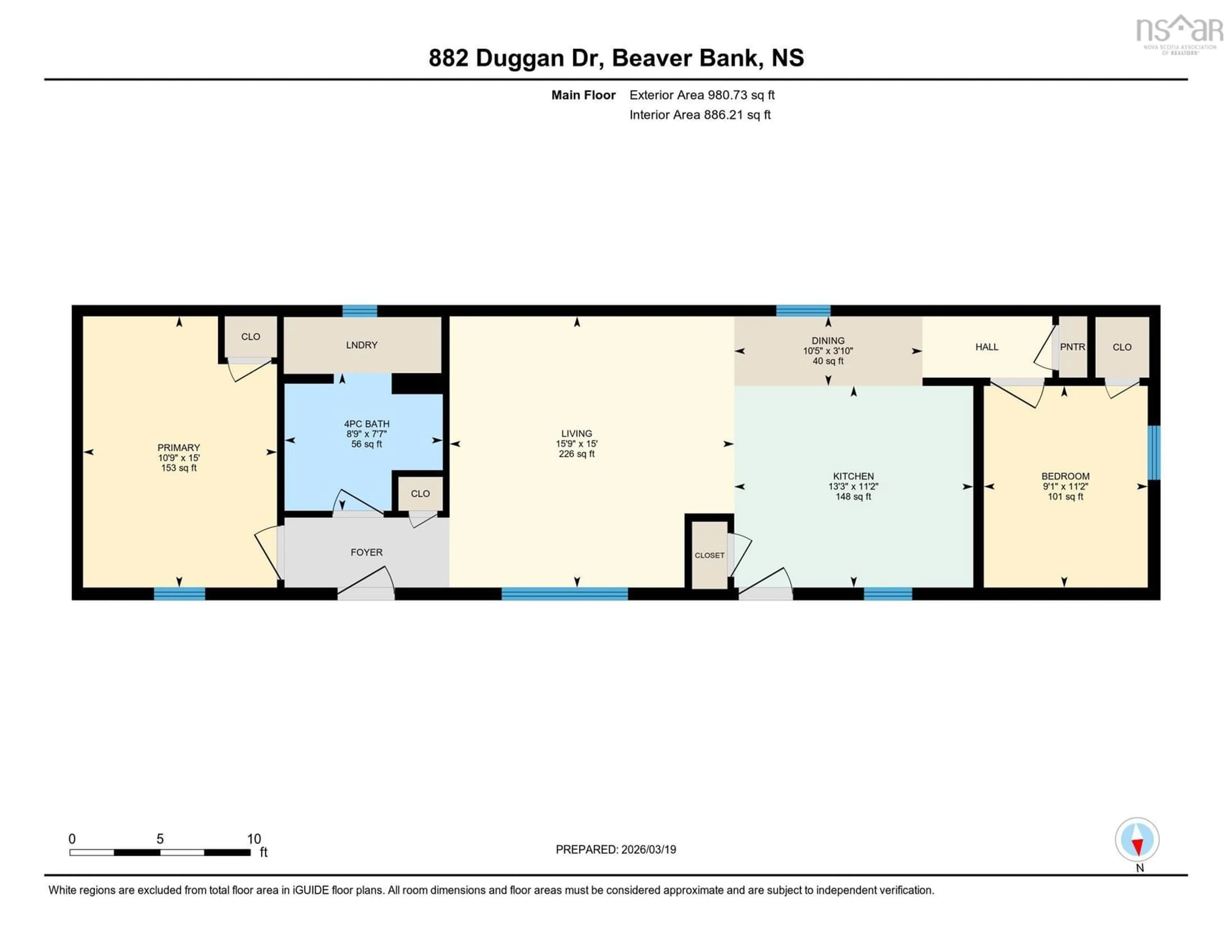 Floor plan for 882 Duggan Dr, Beaver Bank Nova Scotia B4E 1L8