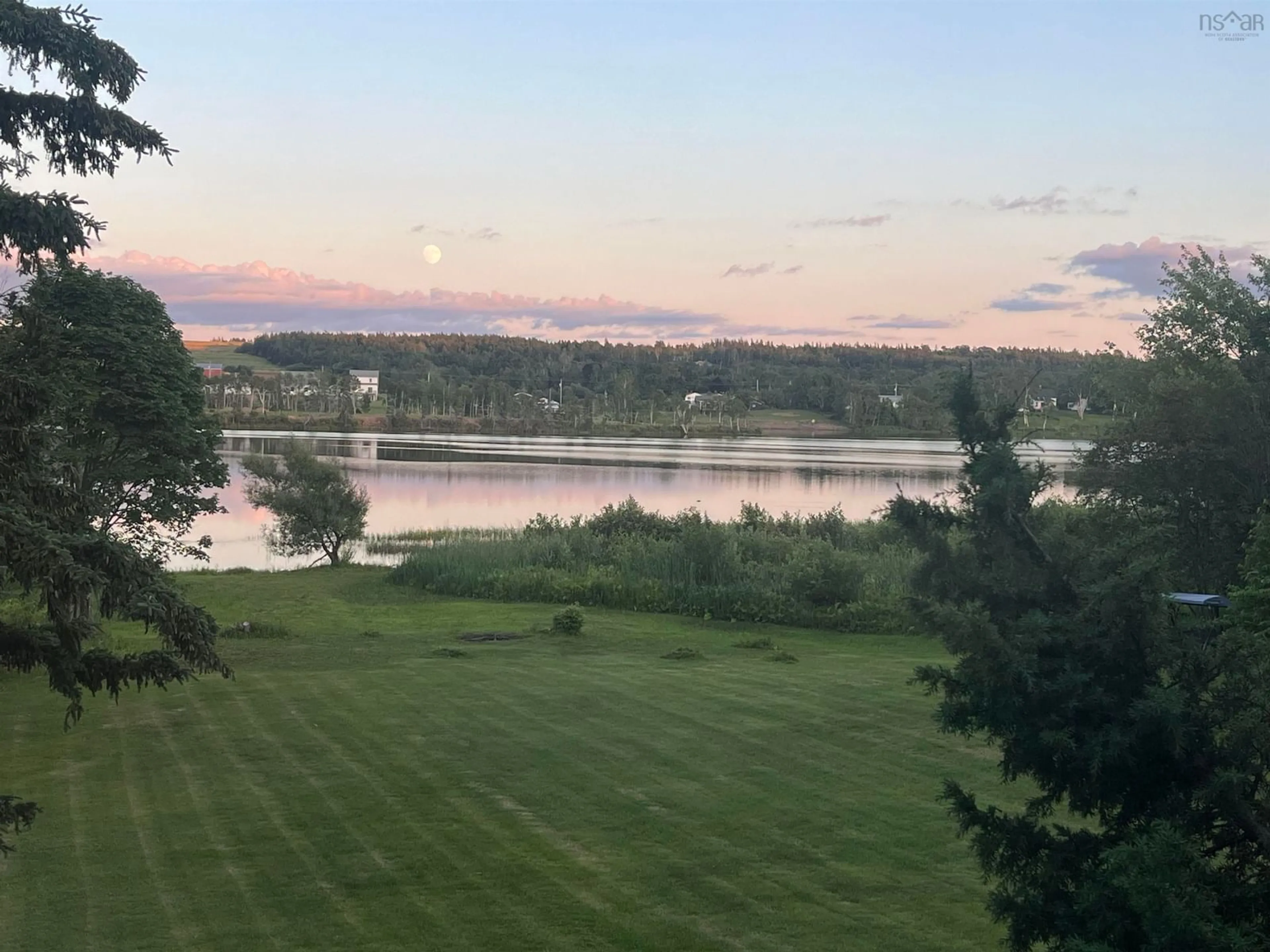 A pic from outside/outdoor area/front of a property/back of a property/a pic from drone, water/lake/river/ocean view for 73 Mackillop, Coxheath Nova Scotia B1L 1E1