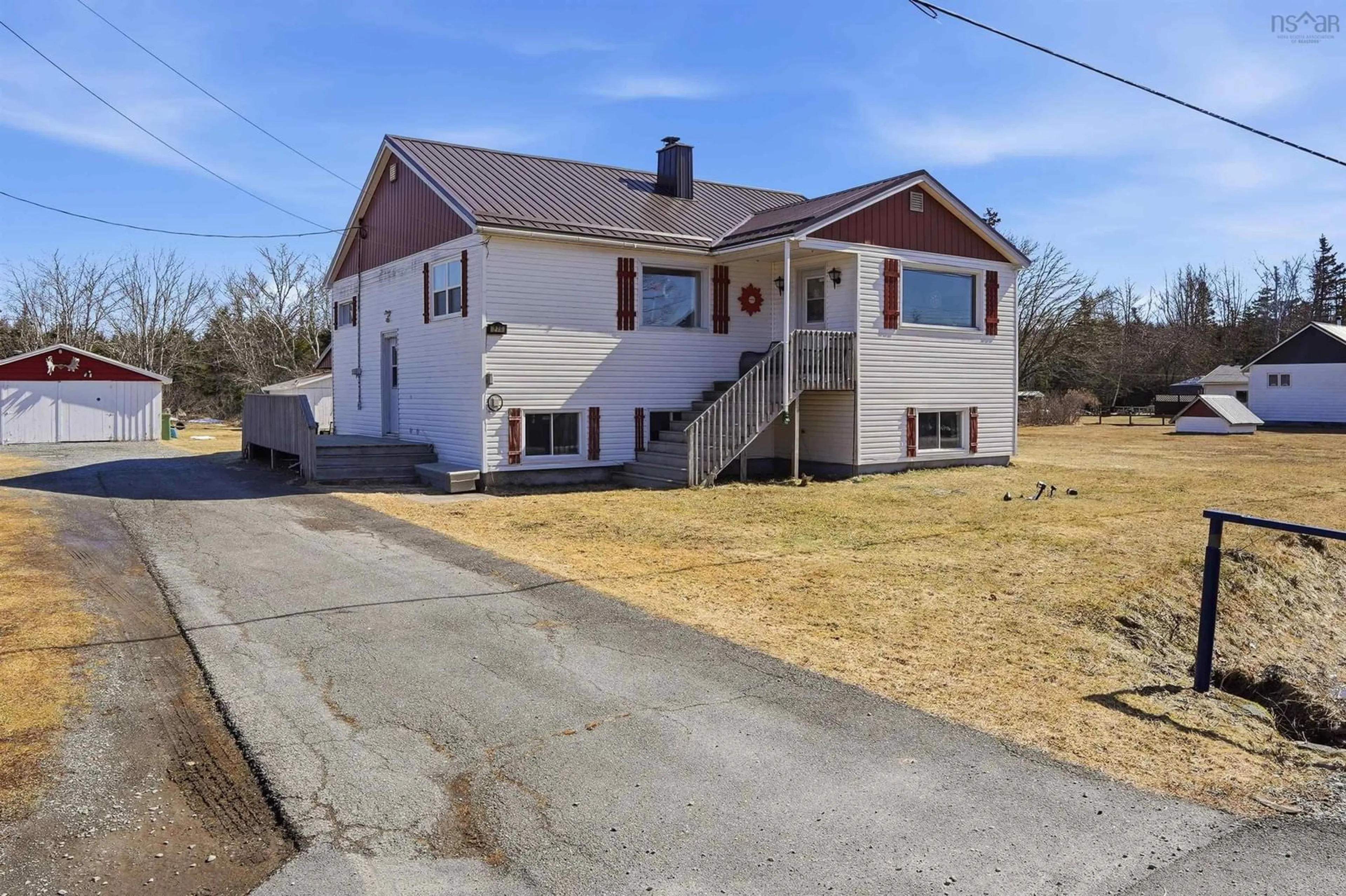 A pic from outside/outdoor area/front of a property/back of a property/a pic from drone, street for 276 Malay Falls Lochaber Mines Rd, Malay Falls Nova Scotia B0J 3B0
