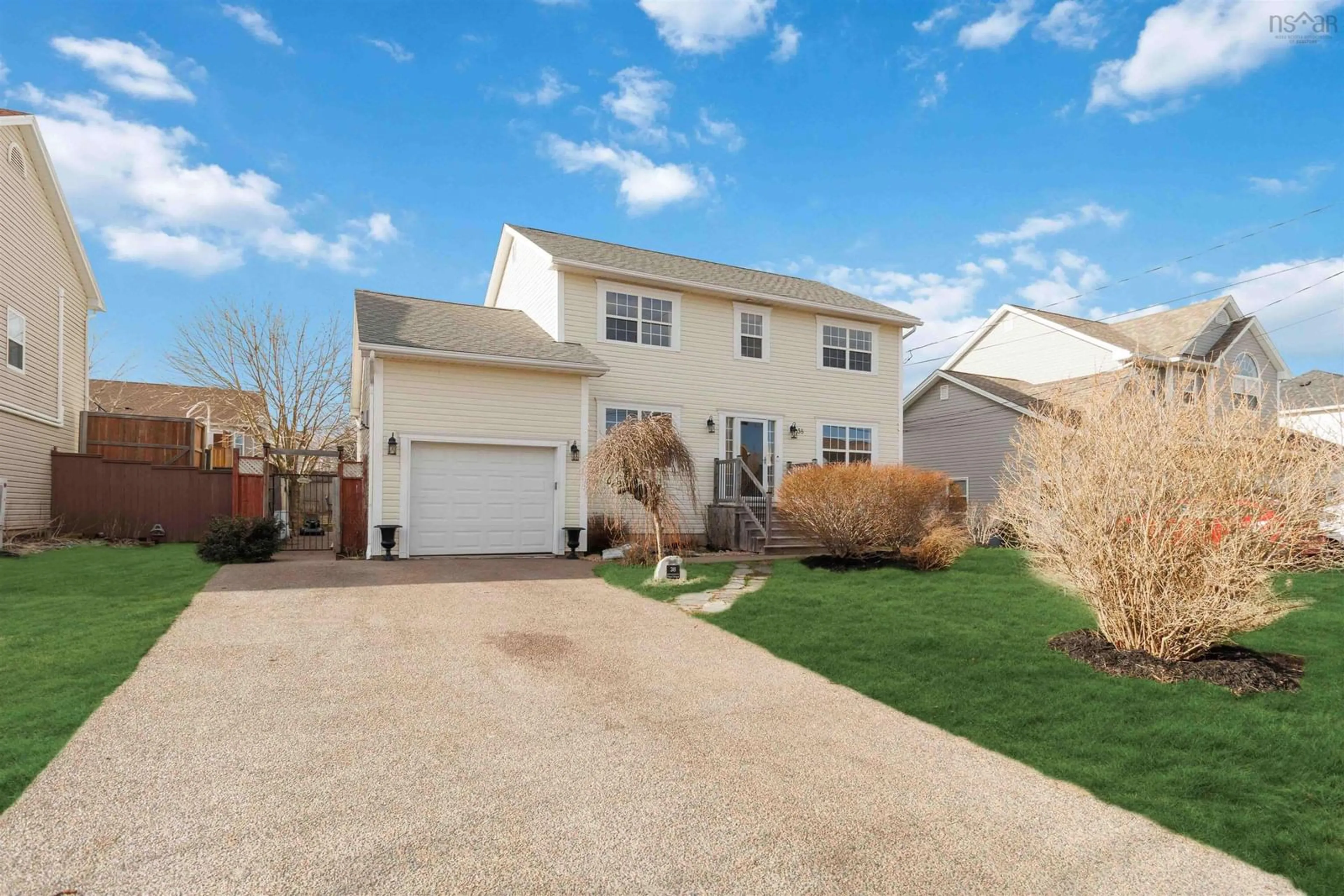 Home with vinyl exterior material, street for 38 Pearl Dr, Cole Harbour Nova Scotia B2V 2T7