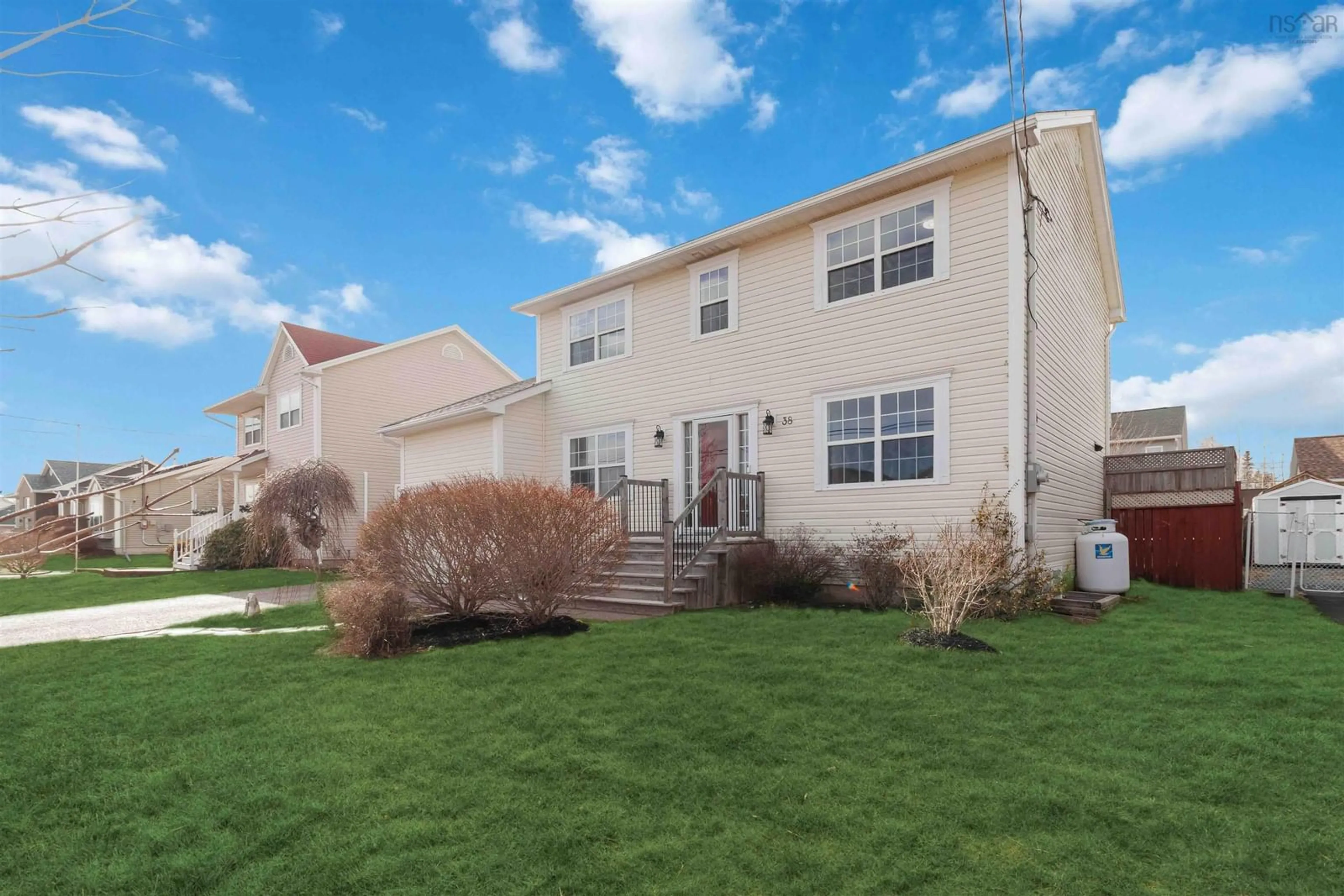 Home with vinyl exterior material, street for 38 Pearl Dr, Cole Harbour Nova Scotia B2V 2T7