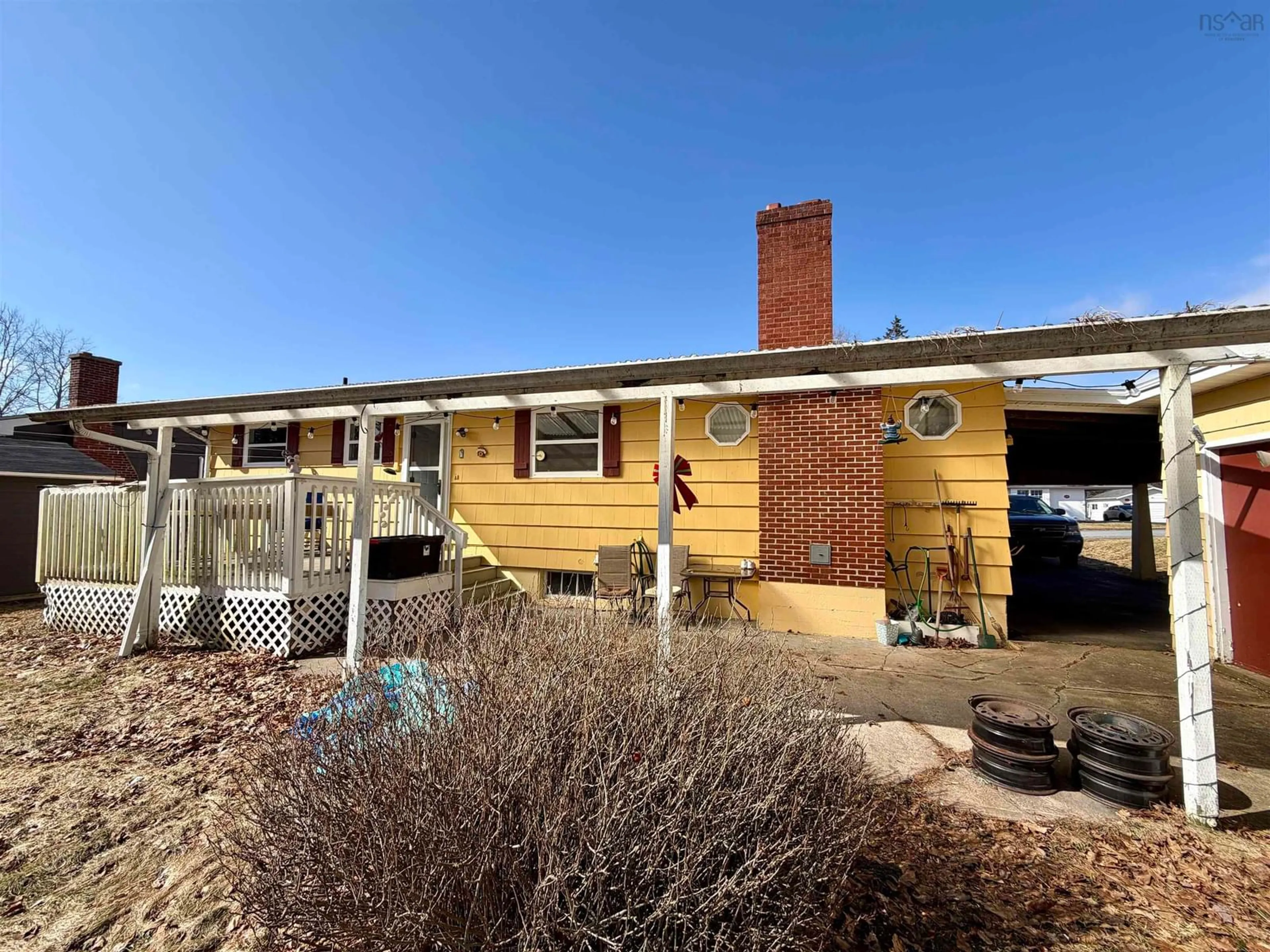 A pic from outside/outdoor area/front of a property/back of a property/a pic from drone, street for 43 Maple Blvd, Bible Hill Nova Scotia B2N 4N4