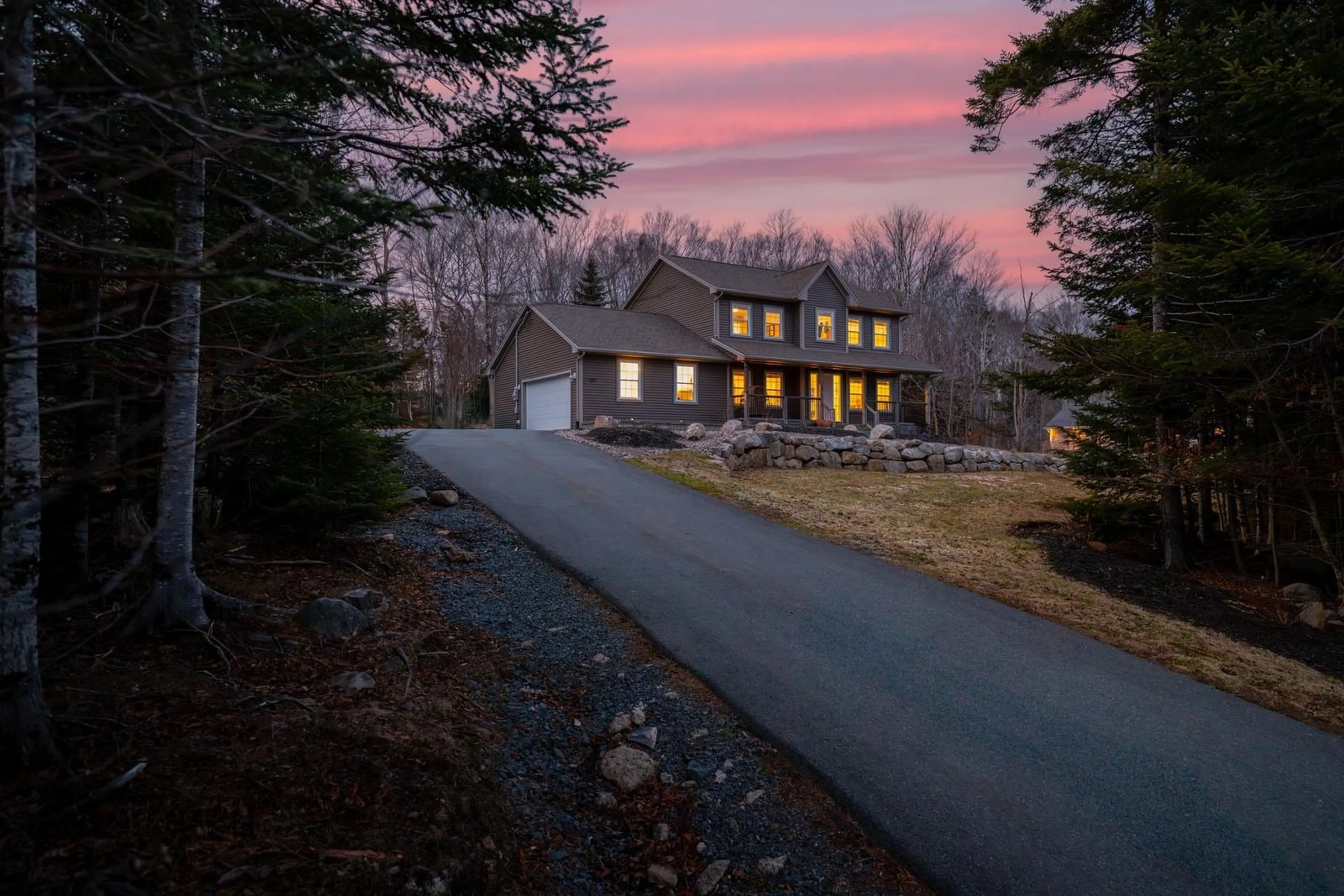 A pic from outside/outdoor area/front of a property/back of a property/a pic from drone, street for 500 Paula Dr, Hammonds Plains Nova Scotia B3Z 0H7