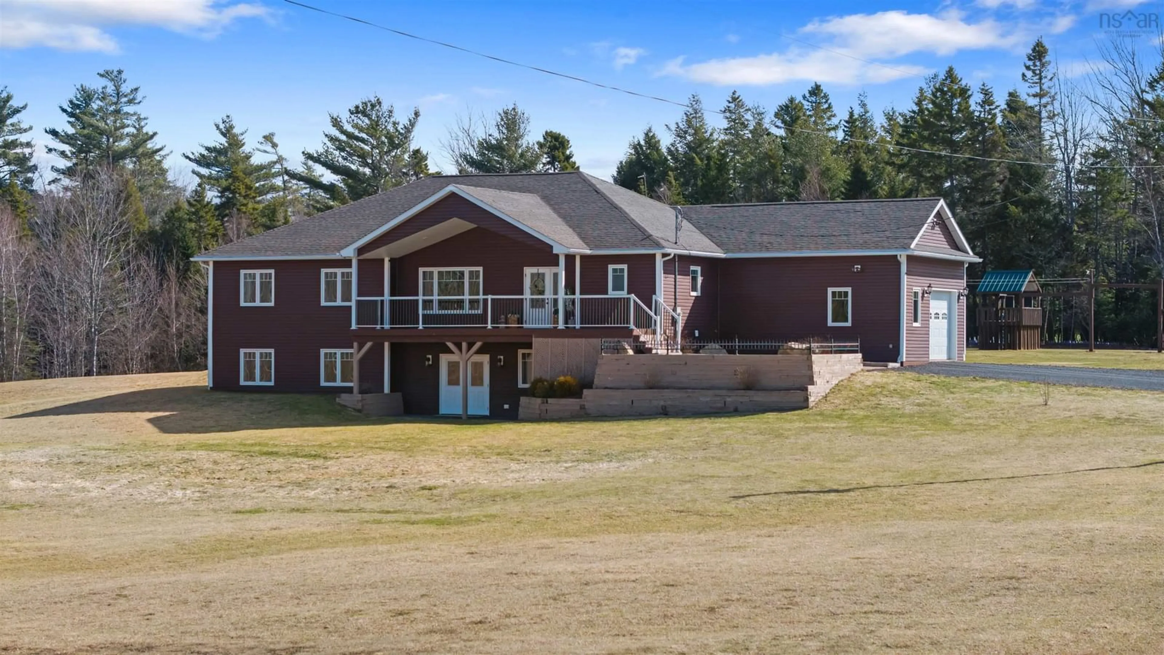 A pic from outside/outdoor area/front of a property/back of a property/a pic from drone, building for 4288 Gairloch Rd, Union Centre Nova Scotia B0K 2A0