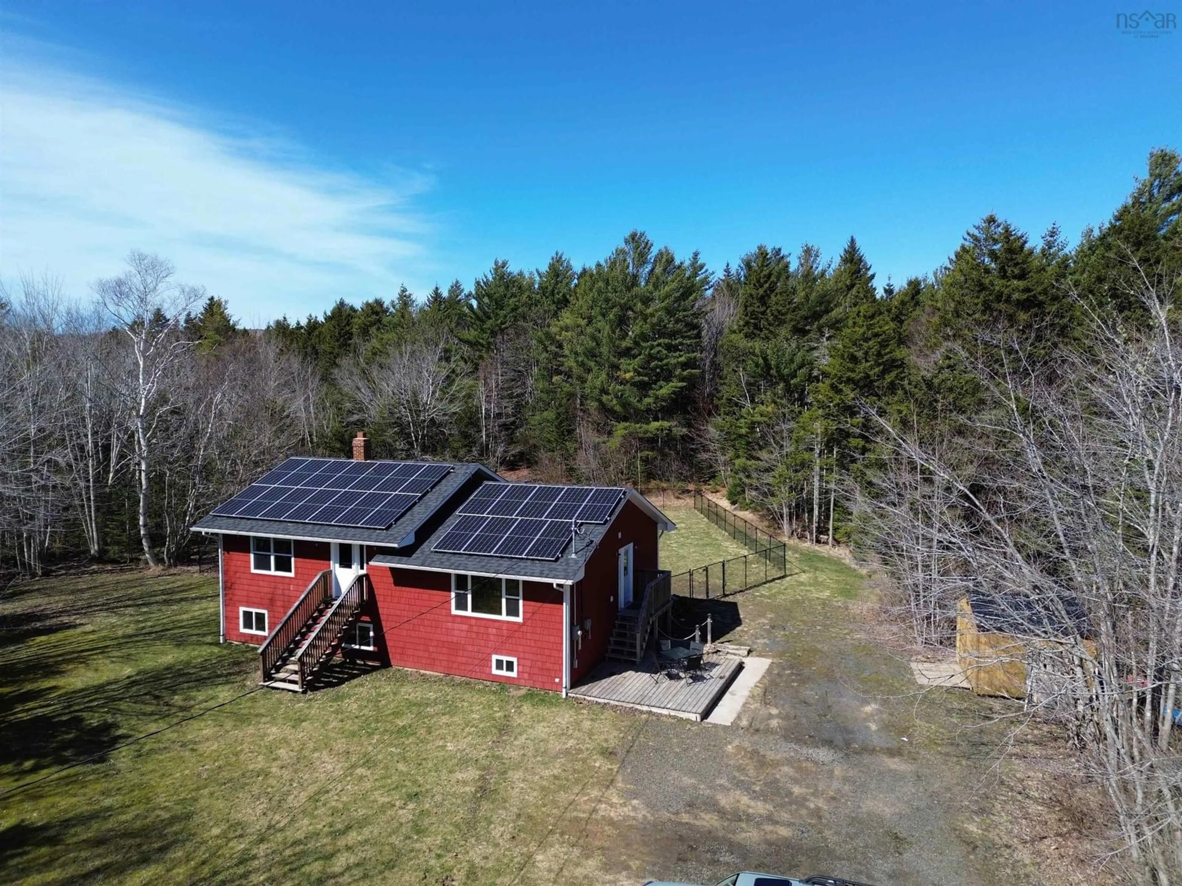 A pic from outside/outdoor area/front of a property/back of a property/a pic from drone, building for 11813 Highway 217, Seabrook Nova Scotia B0V 1A0