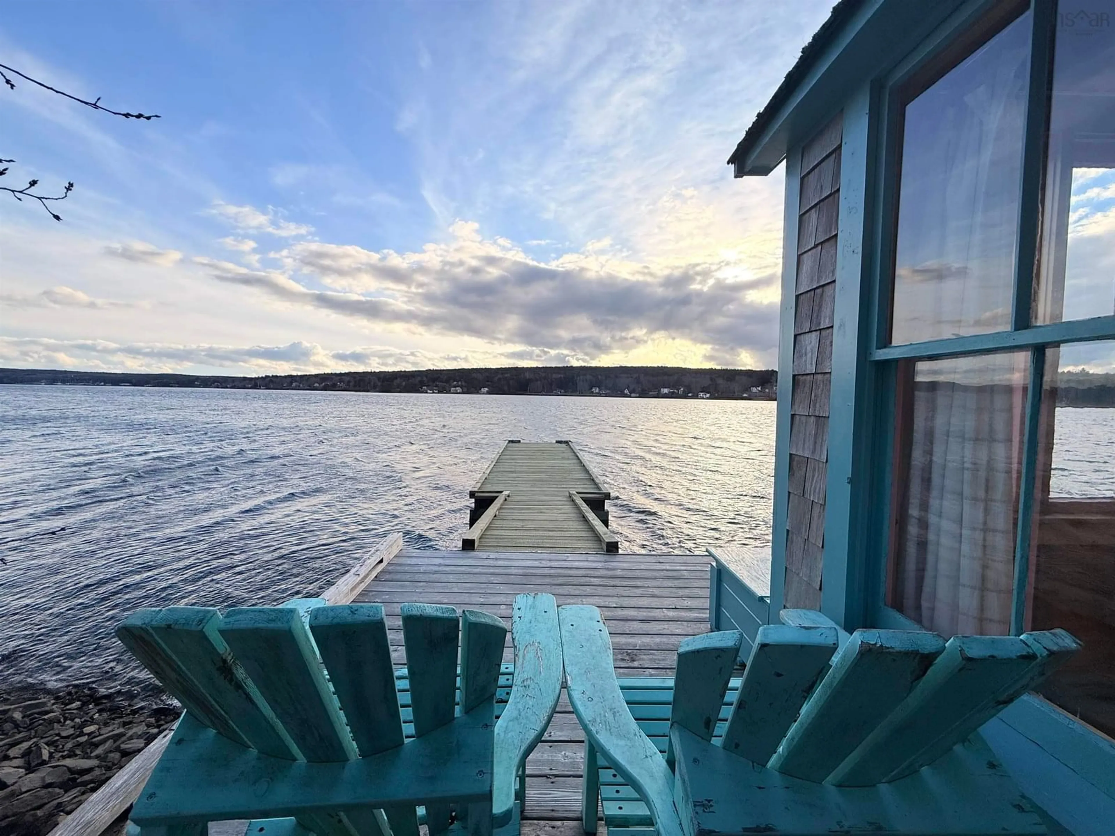 Patio, water/lake/river/ocean view for 20 Wilkies Cove Rd, Middle Lahave Nova Scotia B4V 2Y4