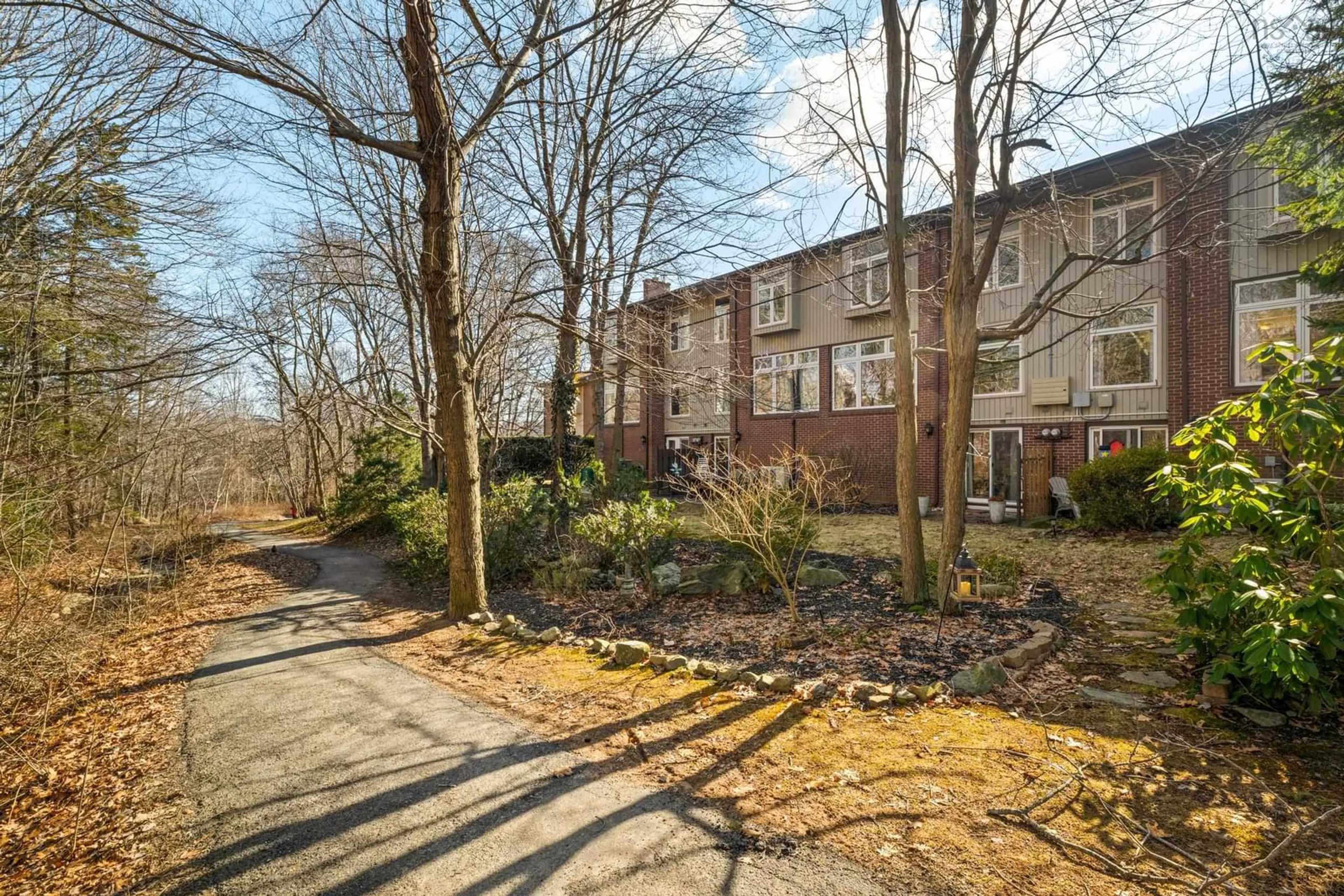 A pic from outside/outdoor area/front of a property/back of a property/a pic from drone, street for 32 Garden Court Terr, Dartmouth Nova Scotia B3A 3S6