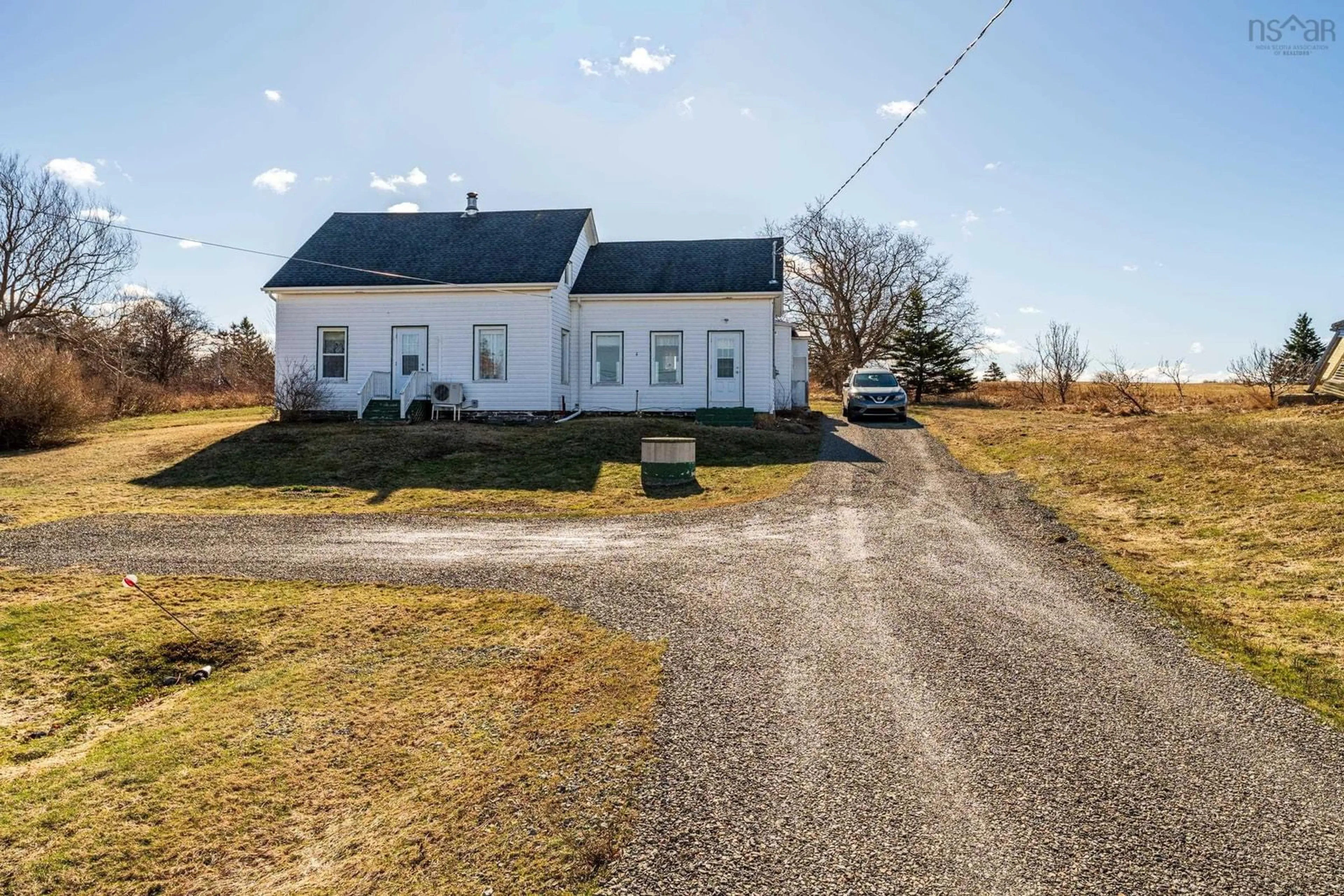 A pic from outside/outdoor area/front of a property/back of a property/a pic from drone, street for 1900 Highway 1, Church Point Nova Scotia B0W 1M0