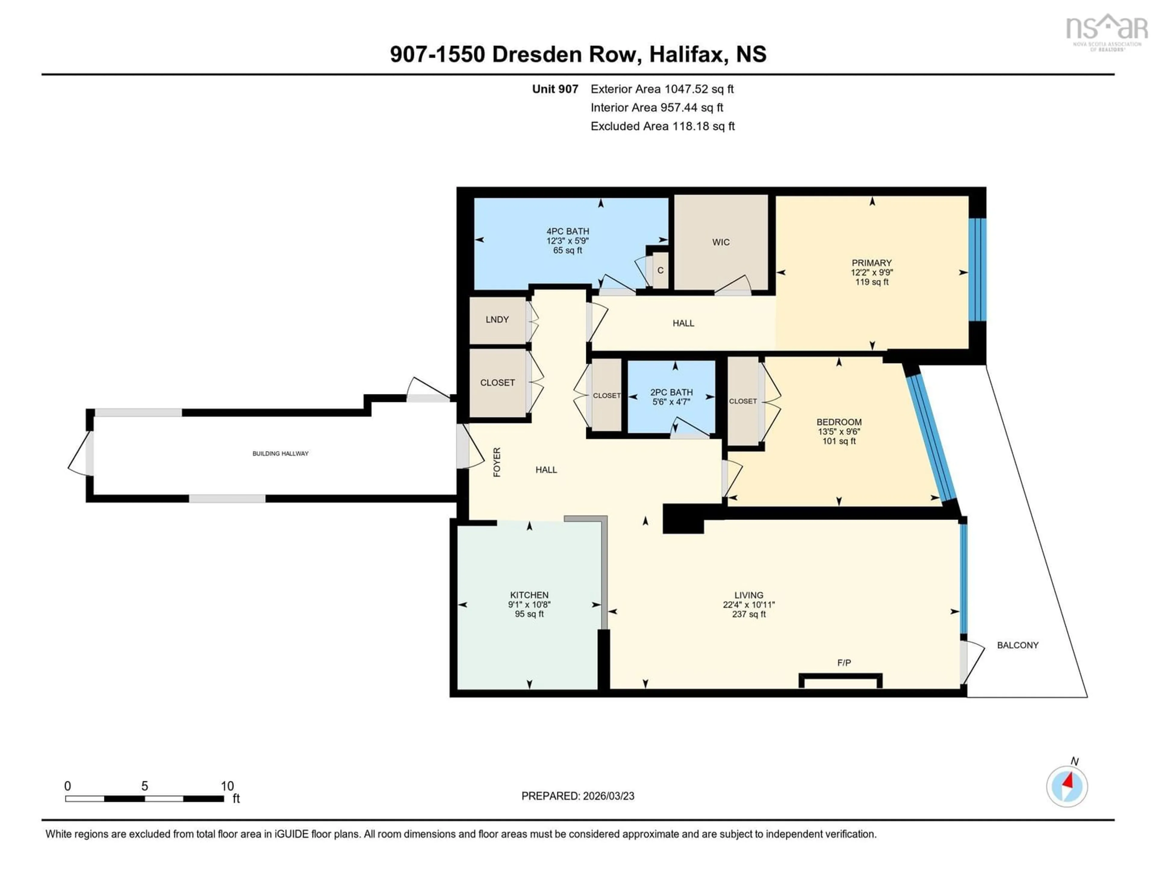 Floor plan for 1550 Dresden Row #907, Halifax Nova Scotia B3J 4A2