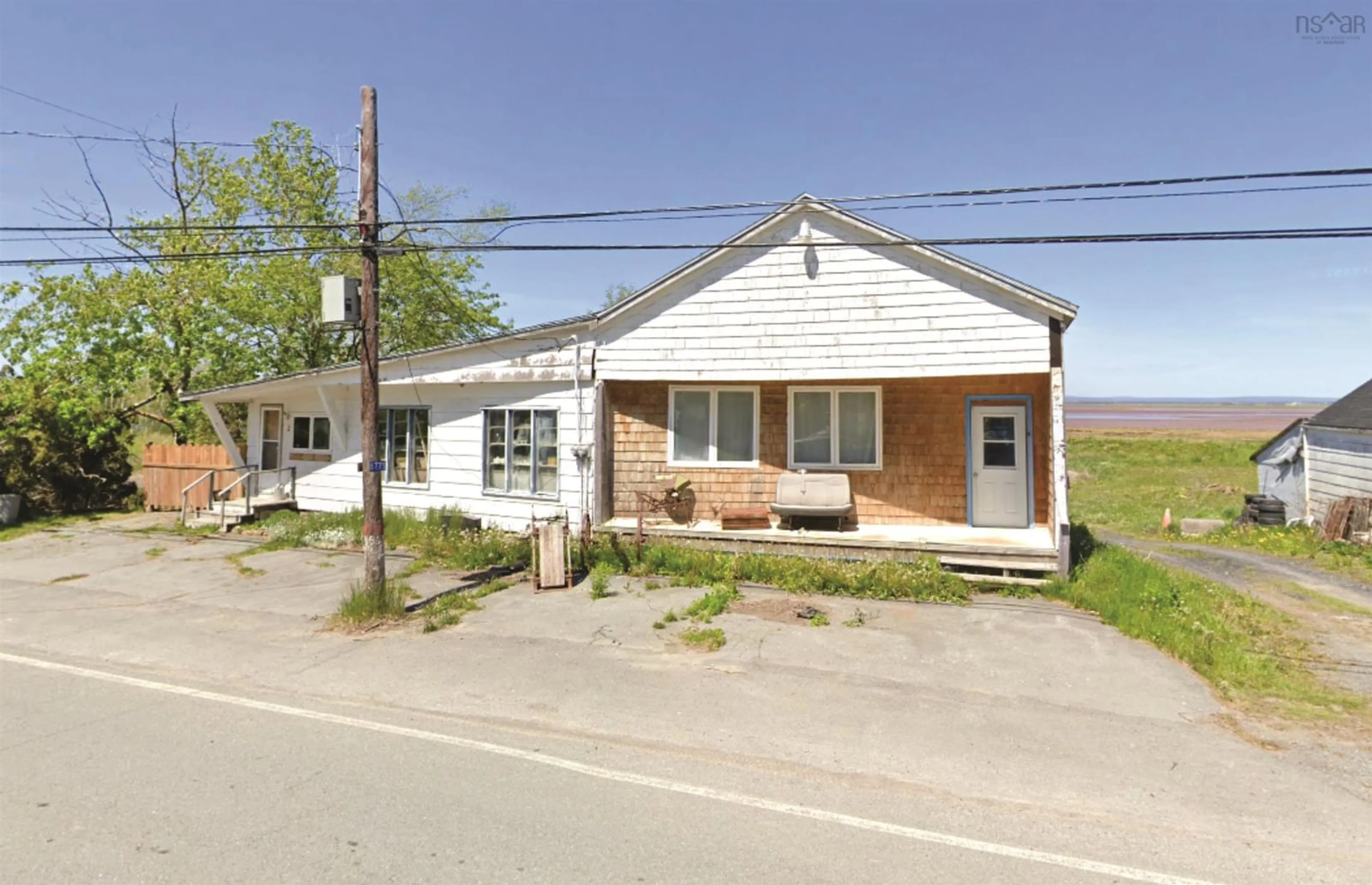 A pic from outside/outdoor area/front of a property/back of a property/a pic from drone, street for 8781 & 8775 Highway 215, Maitland Nova Scotia B0N 2R0