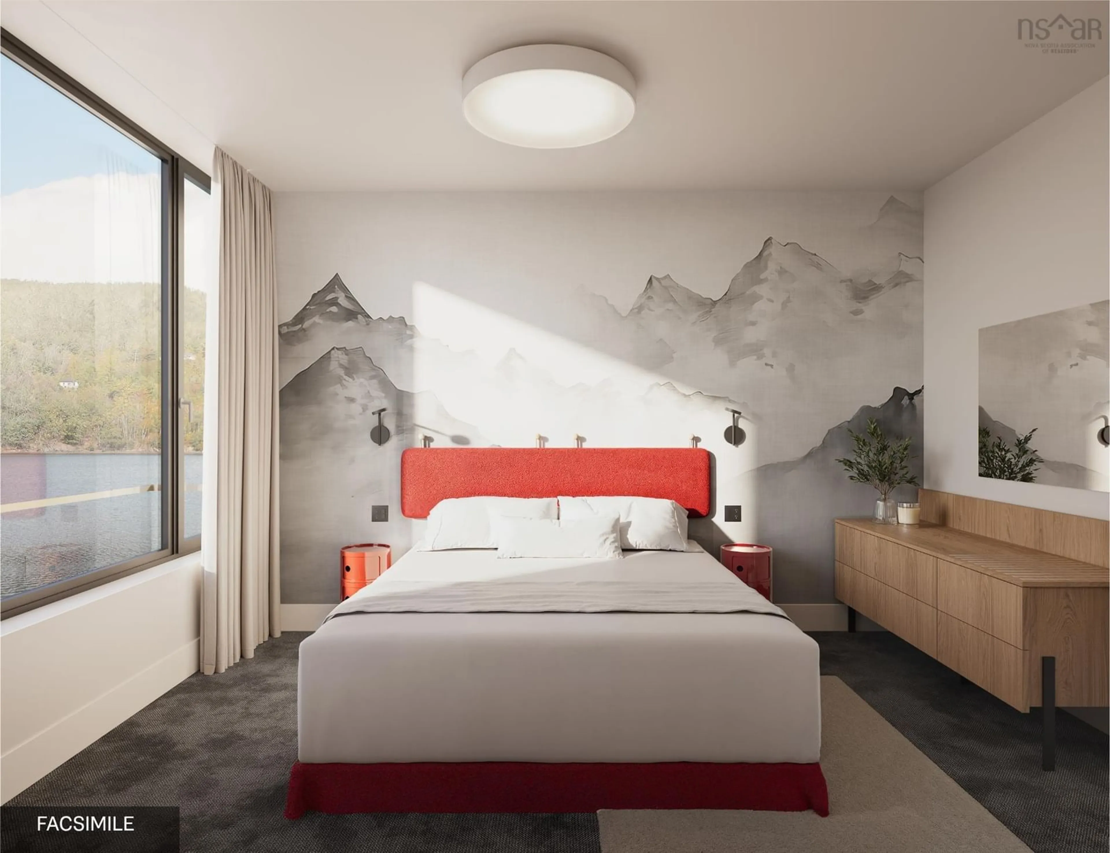 Bedroom with bed, unknown for 38693 Cabot Trail #Unit 205, South Ingonish Harbour Nova Scotia B0K 1K0