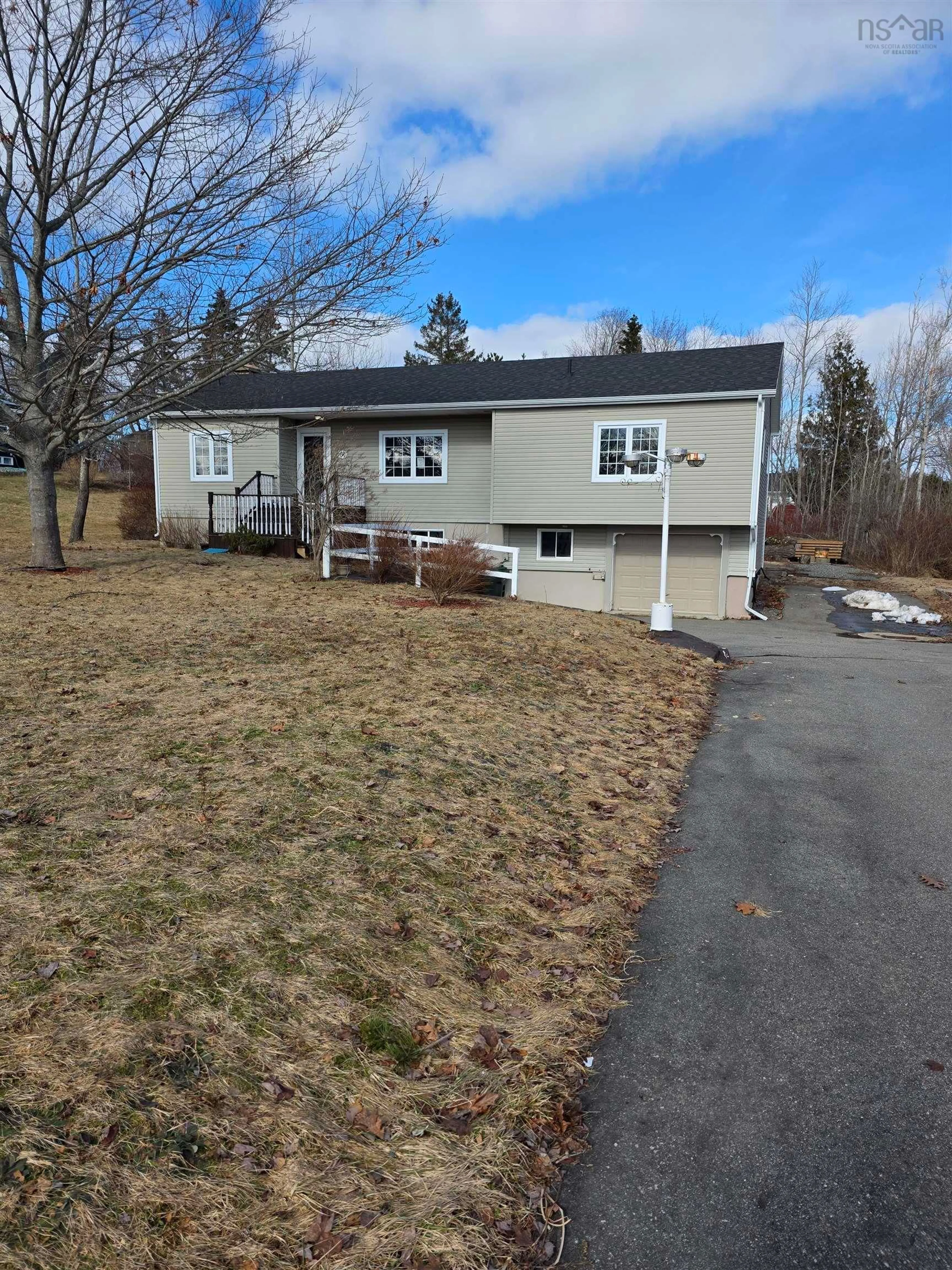 A pic from outside/outdoor area/front of a property/back of a property/a pic from drone, street for 61 Mt Florence St, Coxheath Nova Scotia B1R 1T9