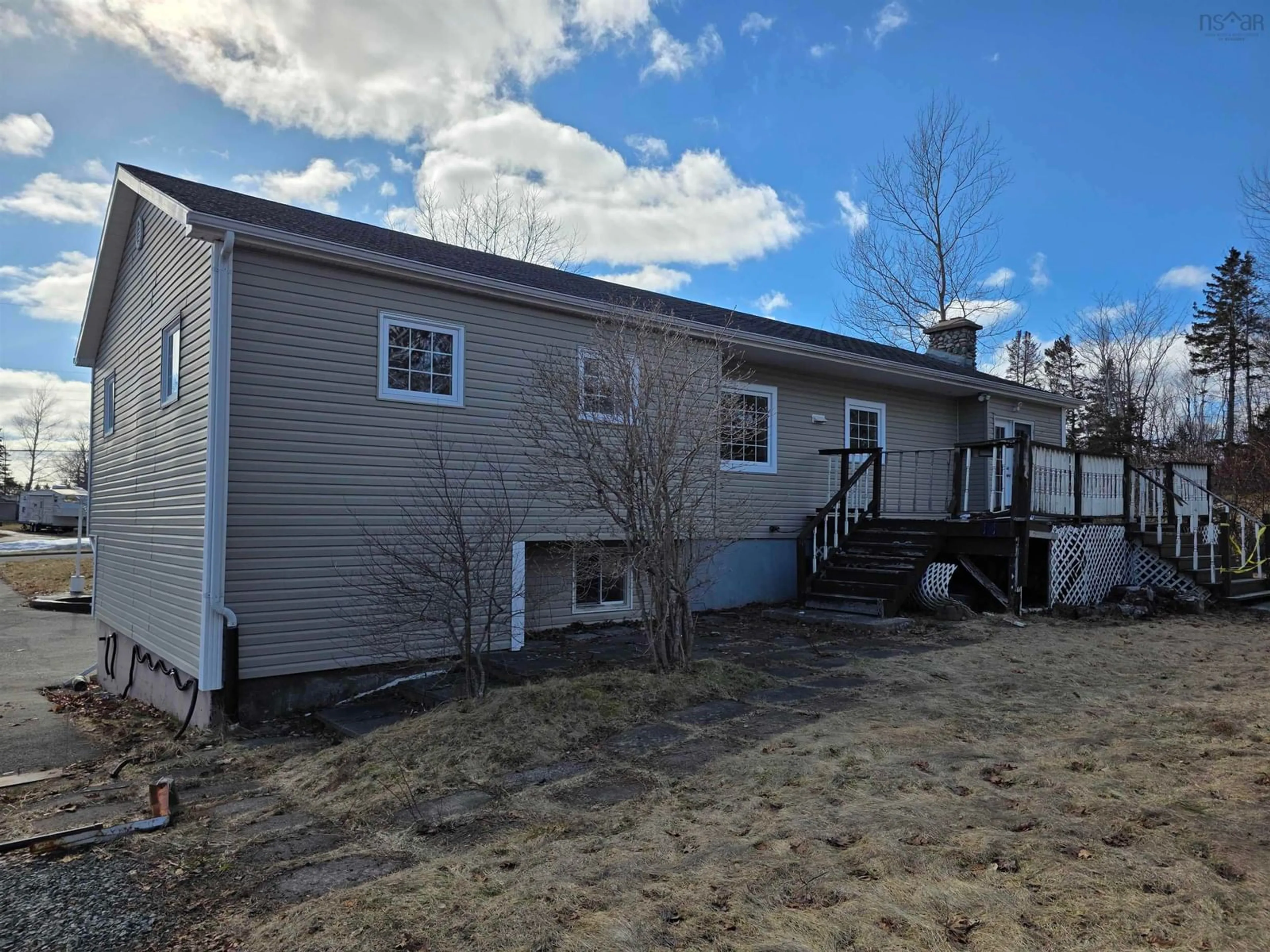 A pic from outside/outdoor area/front of a property/back of a property/a pic from drone, unknown for 61 Mt Florence St, Coxheath Nova Scotia B1R 1T9