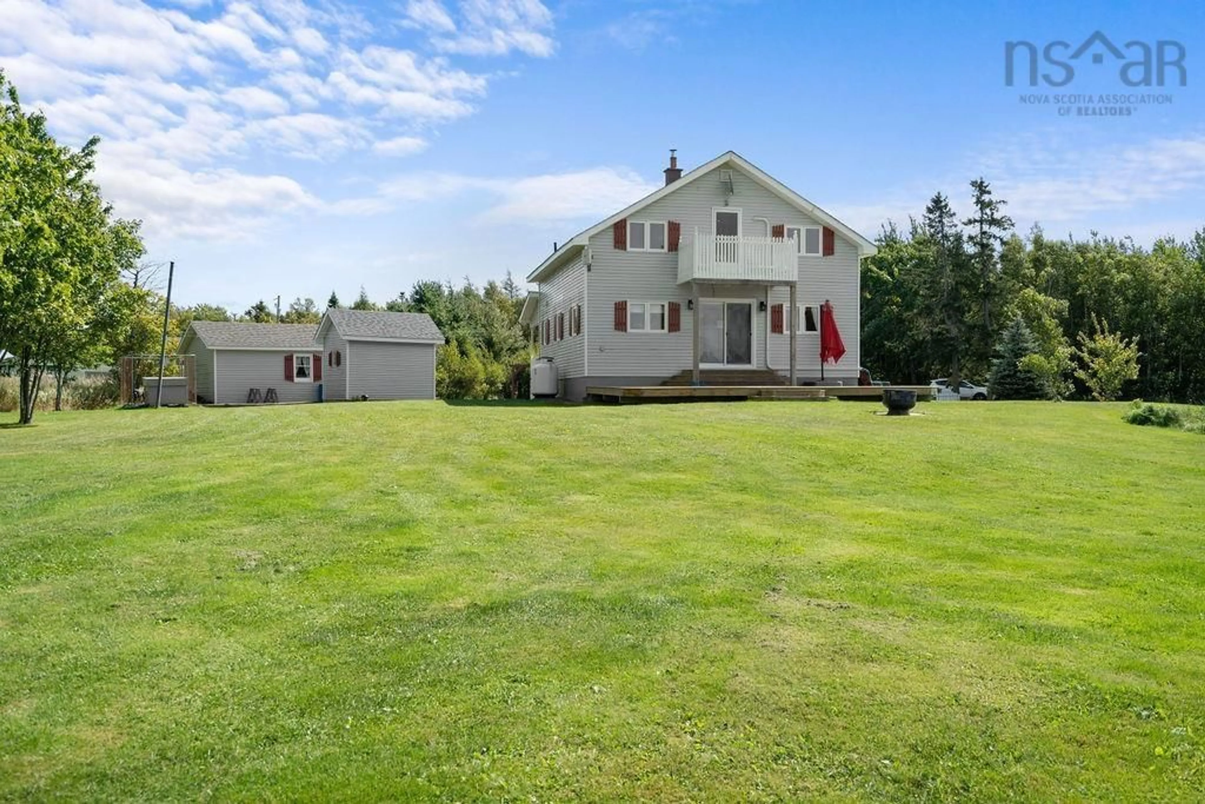 A pic from outside/outdoor area/front of a property/back of a property/a pic from drone, water/lake/river/ocean view for 93 Tidnish Head Lane, Tidnish Cross Roads Nova Scotia B4H 3K9