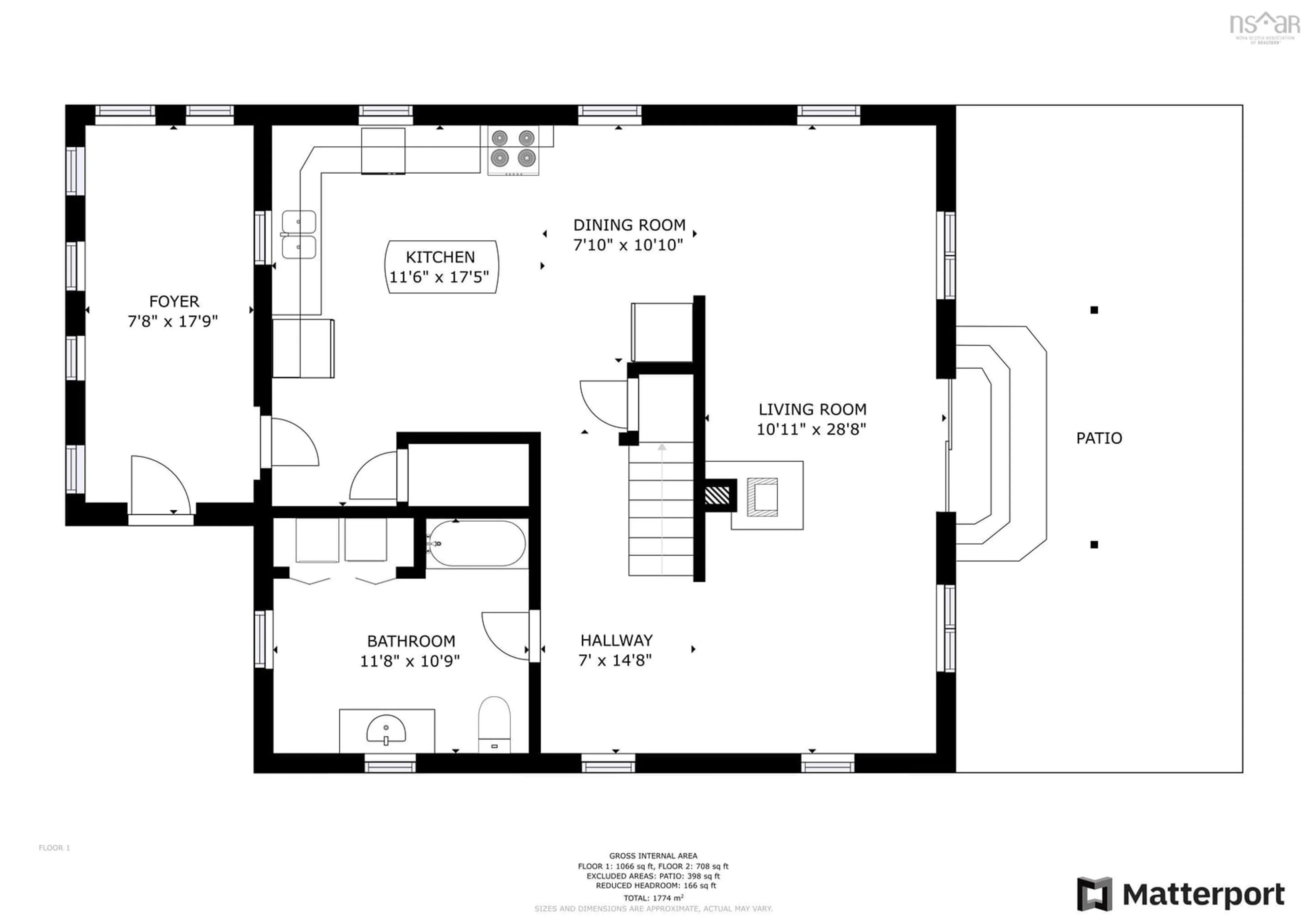 Floor plan for 93 Tidnish Head Lane, Tidnish Cross Roads Nova Scotia B4H 3K9