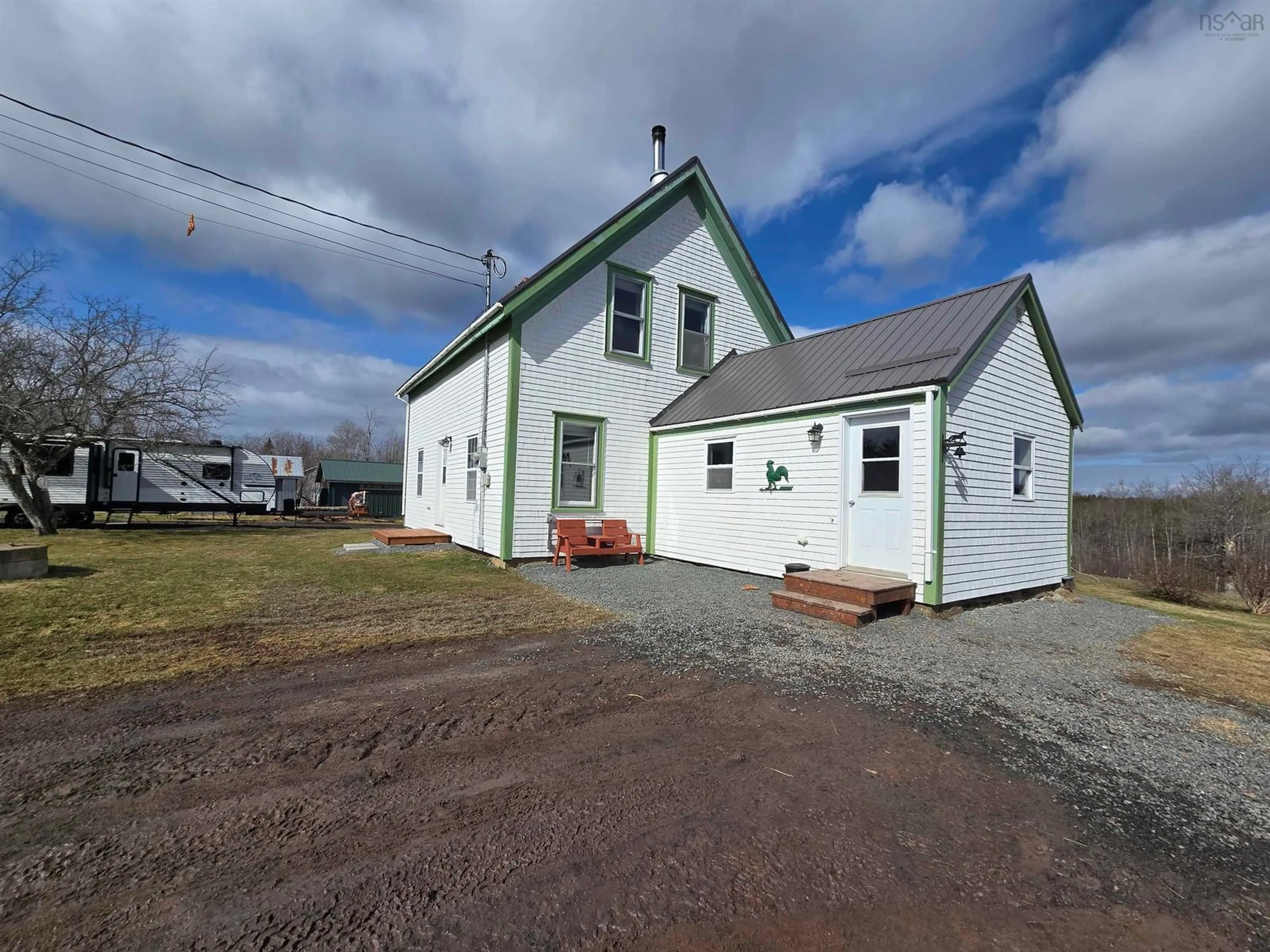 A pic from outside/outdoor area/front of a property/back of a property/a pic from drone, building for 119 William Mcculloch, Upper Kennetcook Rd, Upper Kennetcook Nova Scotia B0N 1T0