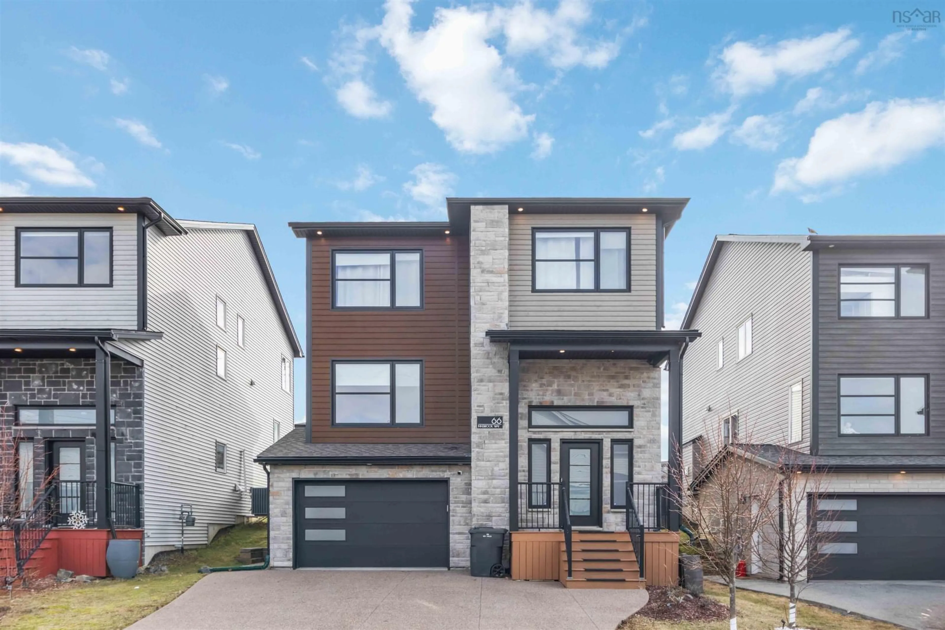 Home with brick exterior material, street for 66 Innsbrook Way, Bedford Nova Scotia B4B 0X6