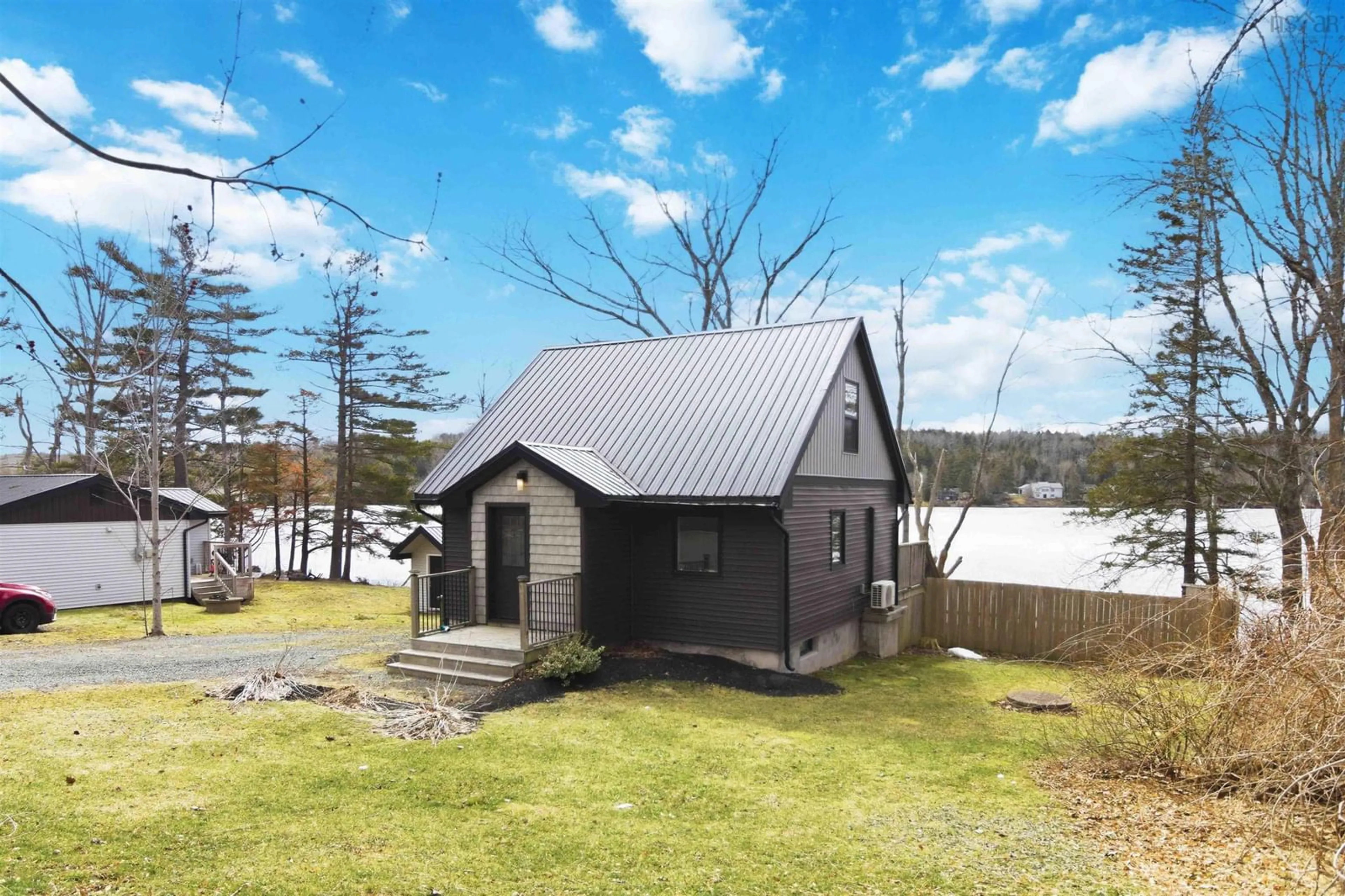 A pic from outside/outdoor area/front of a property/back of a property/a pic from drone, water/lake/river/ocean view for 1396 Beaver Bank Rd, Beaver Bank Nova Scotia B4G 1E8
