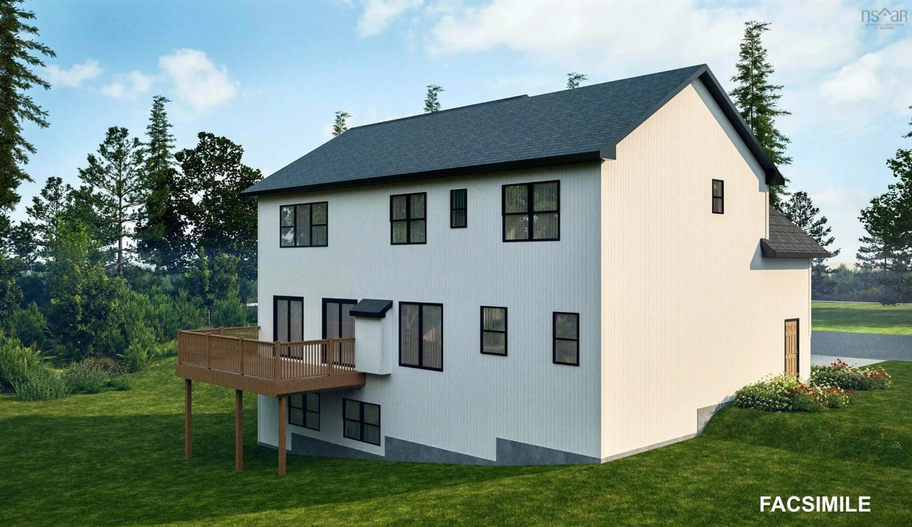 Home with vinyl exterior material, building for 168 Wyndham Dr, Upper Tantallon Nova Scotia B3Z 0K5