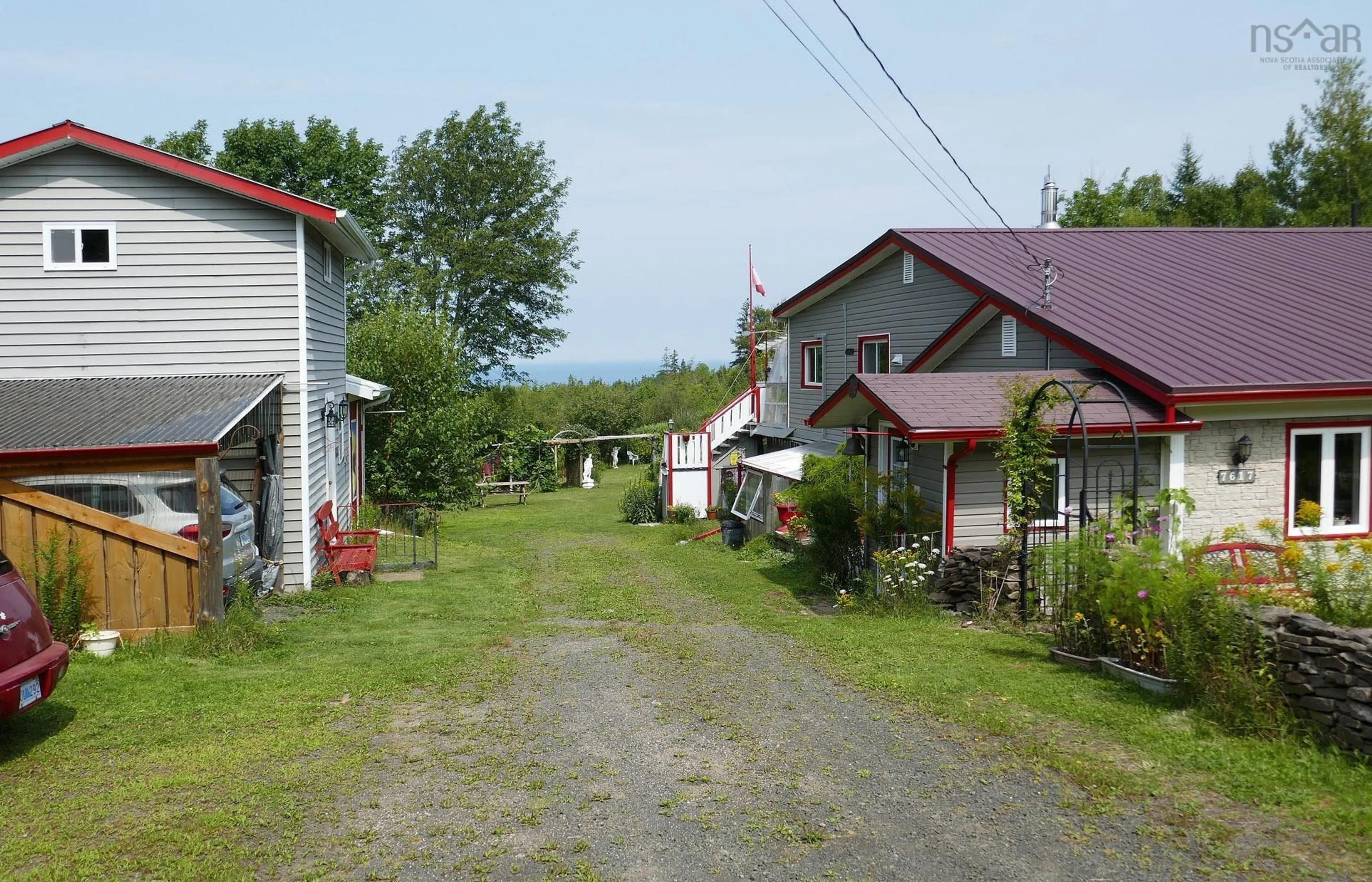 Patio, street for 7617 Shore Rd, Hampton Nova Scotia B0S 1L0