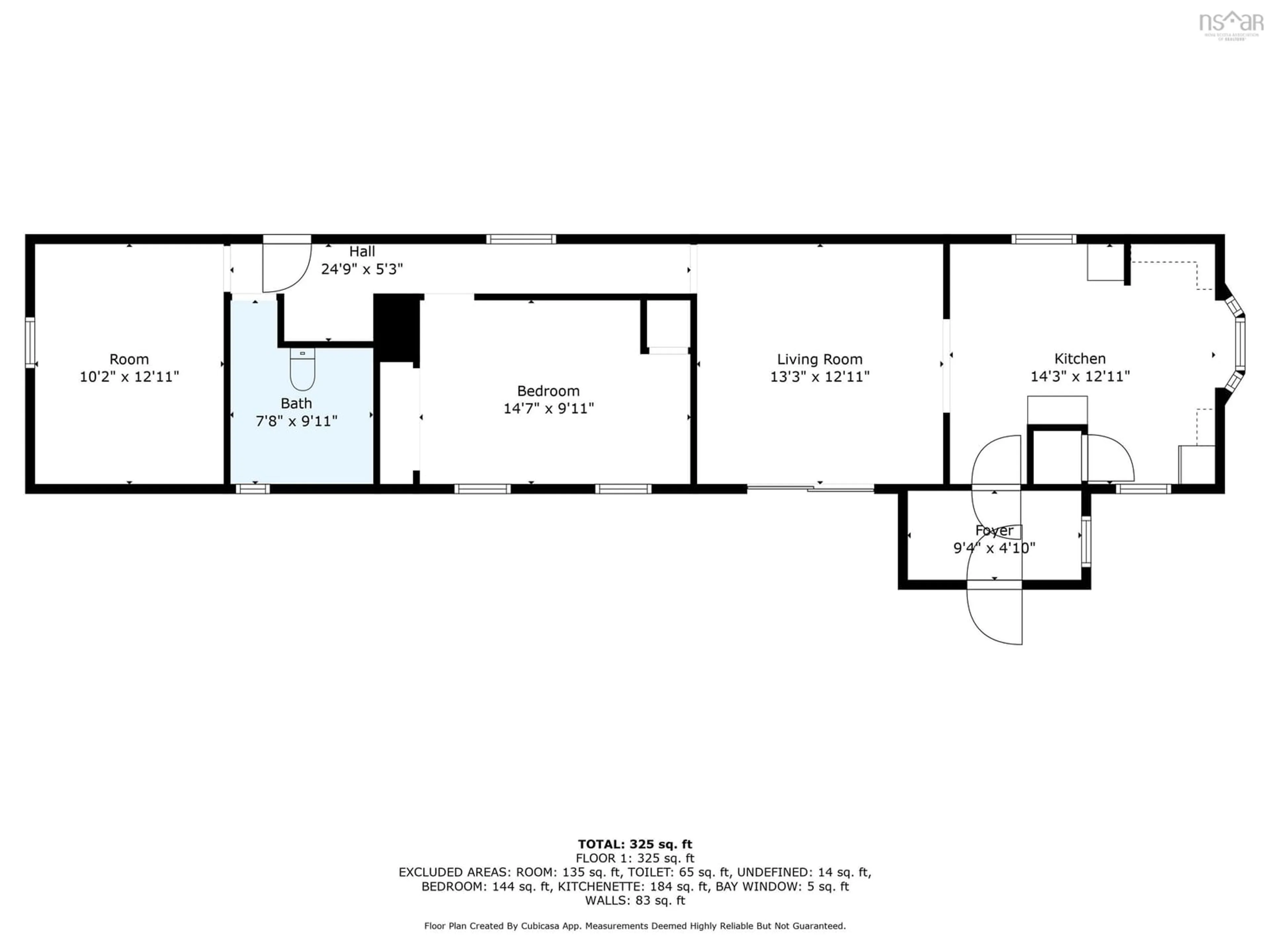 Floor plan for 167 Prince Albert St, Pugwash Nova Scotia B0K 1L0