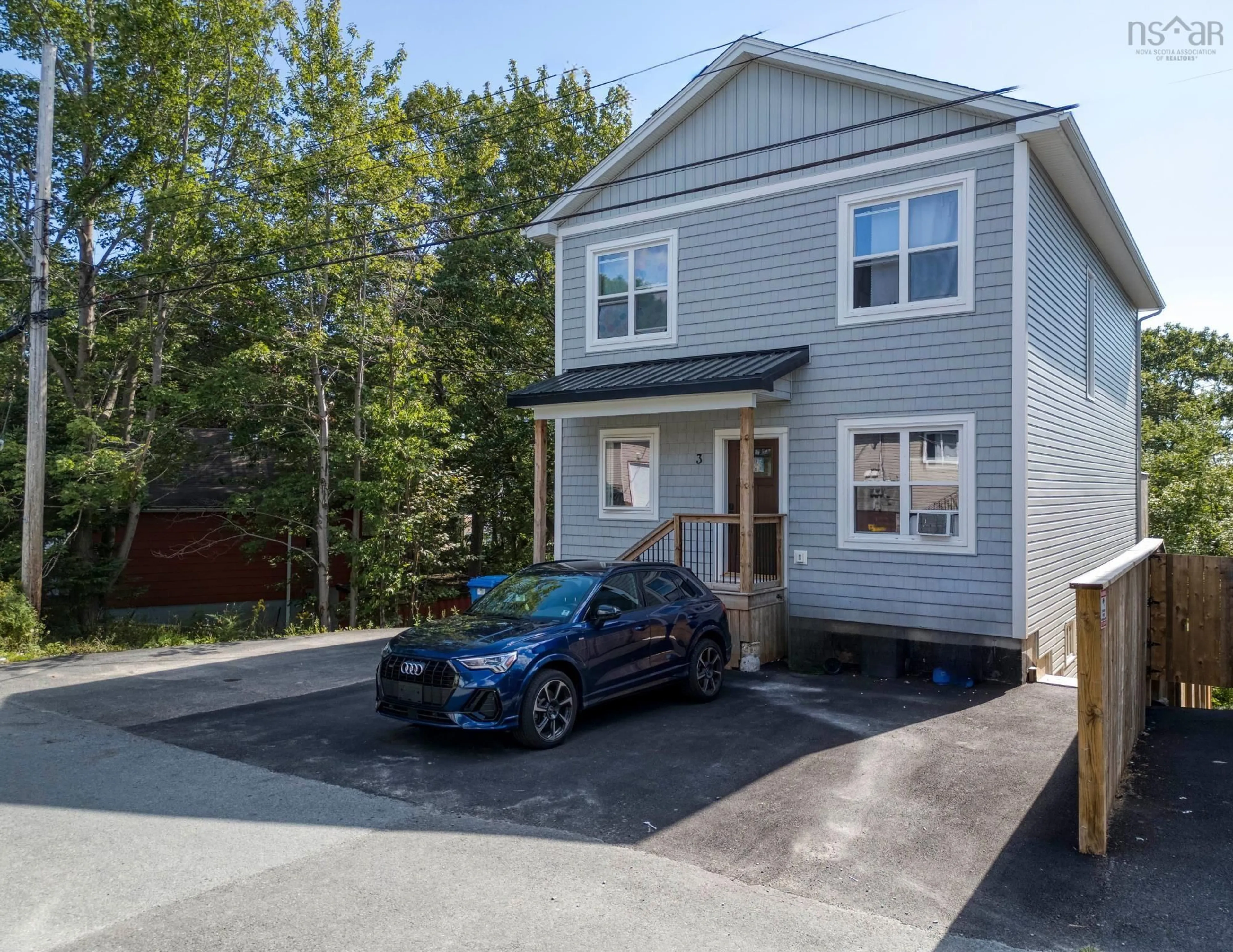 Home with vinyl exterior material, street for 3 Hilchie Rd, Dartmouth Nova Scotia B3A 1T5