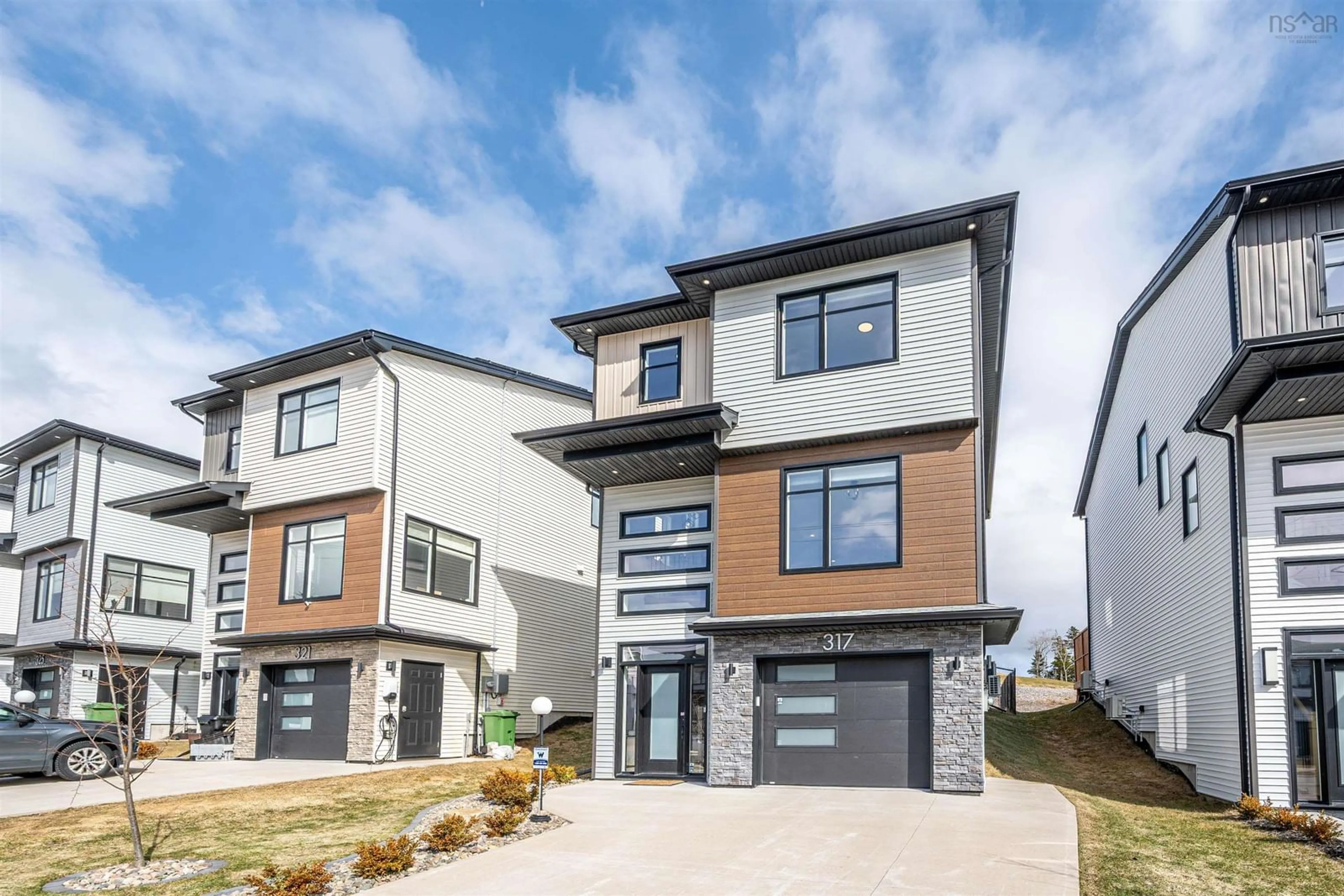Home with brick exterior material, street for 317 Marketway Lane, Brunello Estates Nova Scotia B3T 0K9