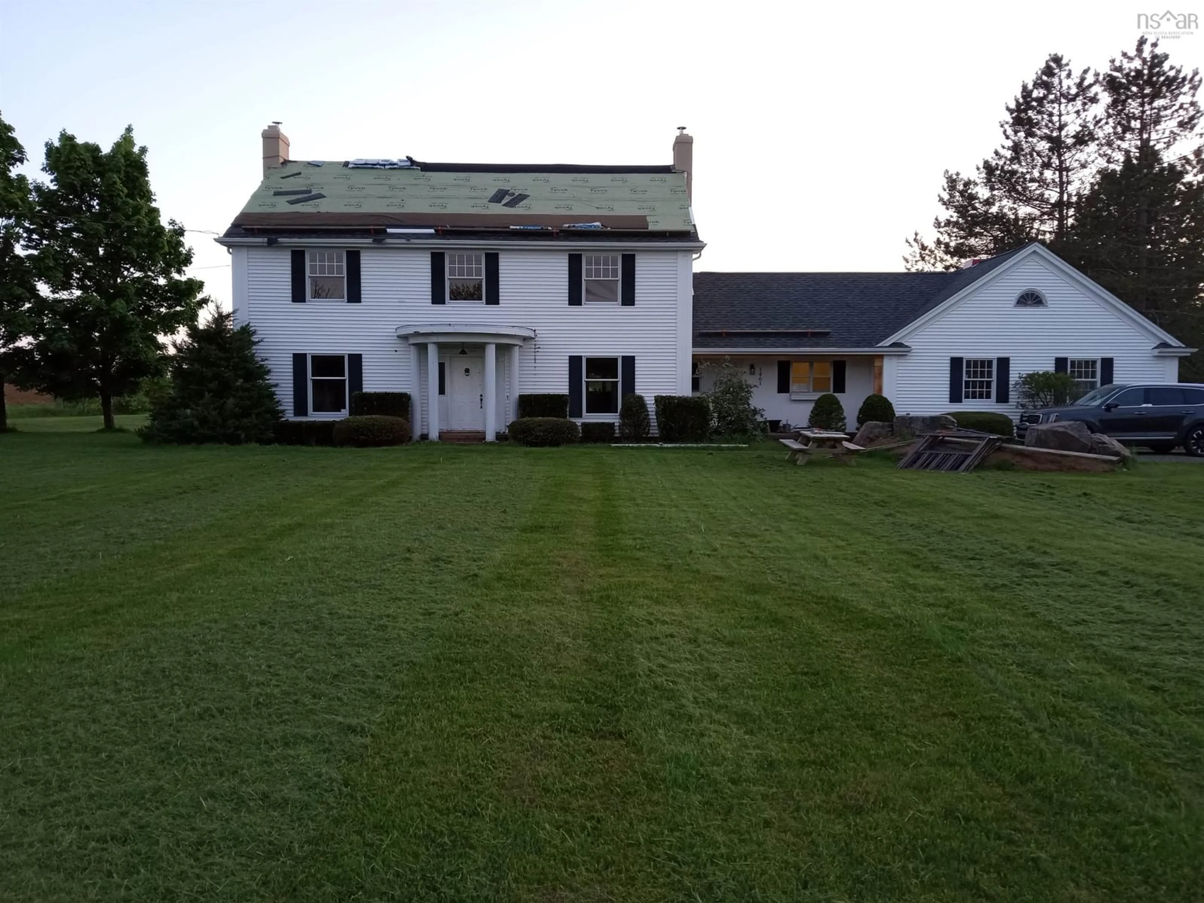 A pic from outside/outdoor area/front of a property/back of a property/a pic from drone, unknown for 1461 Highway 360, Garland Nova Scotia B0P 1E0