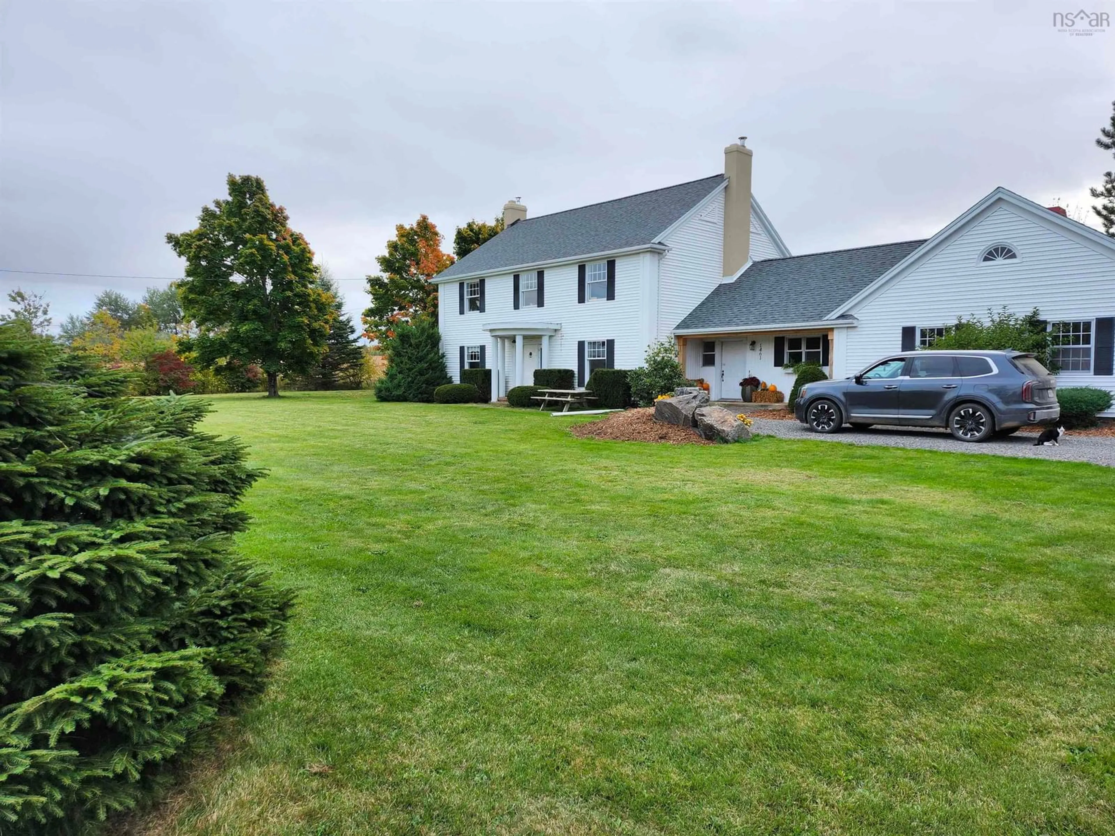 A pic from outside/outdoor area/front of a property/back of a property/a pic from drone, unknown for 1461 Highway 360, Garland Nova Scotia B0P 1E0