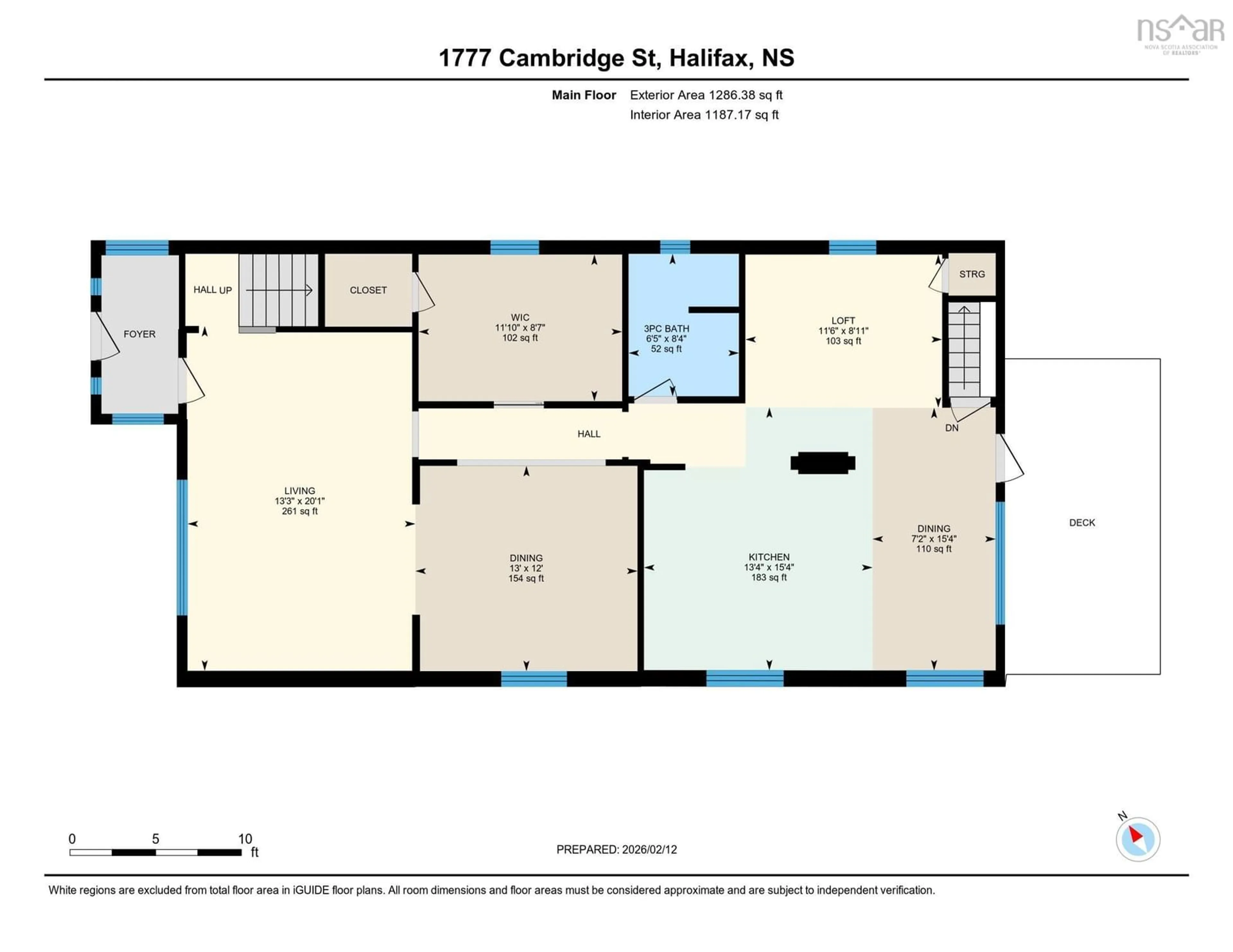 Floor plan for 1777 Cambridge St, Halifax Nova Scotia B3H 4A8
