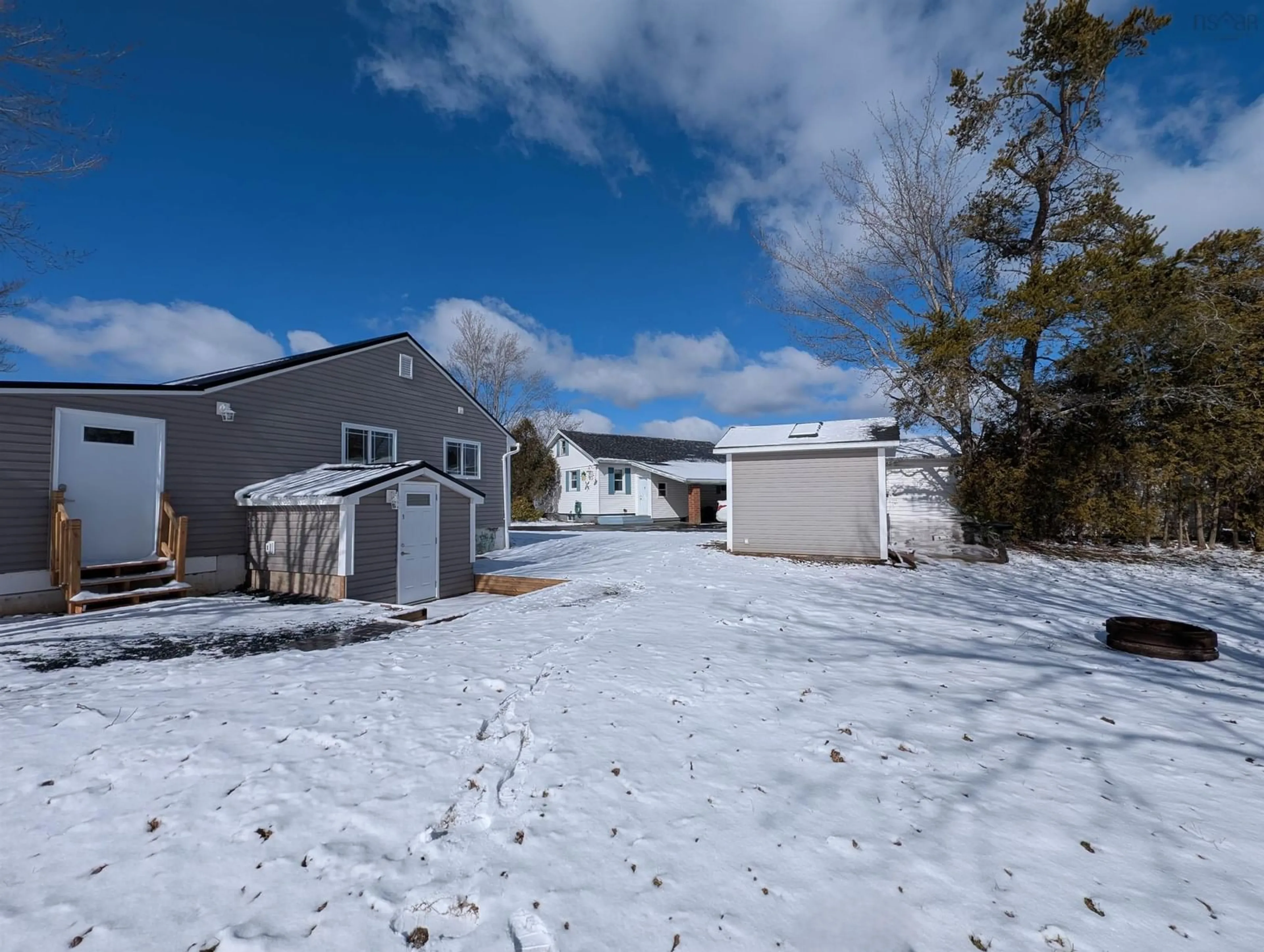 A pic from outside/outdoor area/front of a property/back of a property/a pic from drone, street for 207 Highway 214, Elmsdale Nova Scotia B2S 1H9