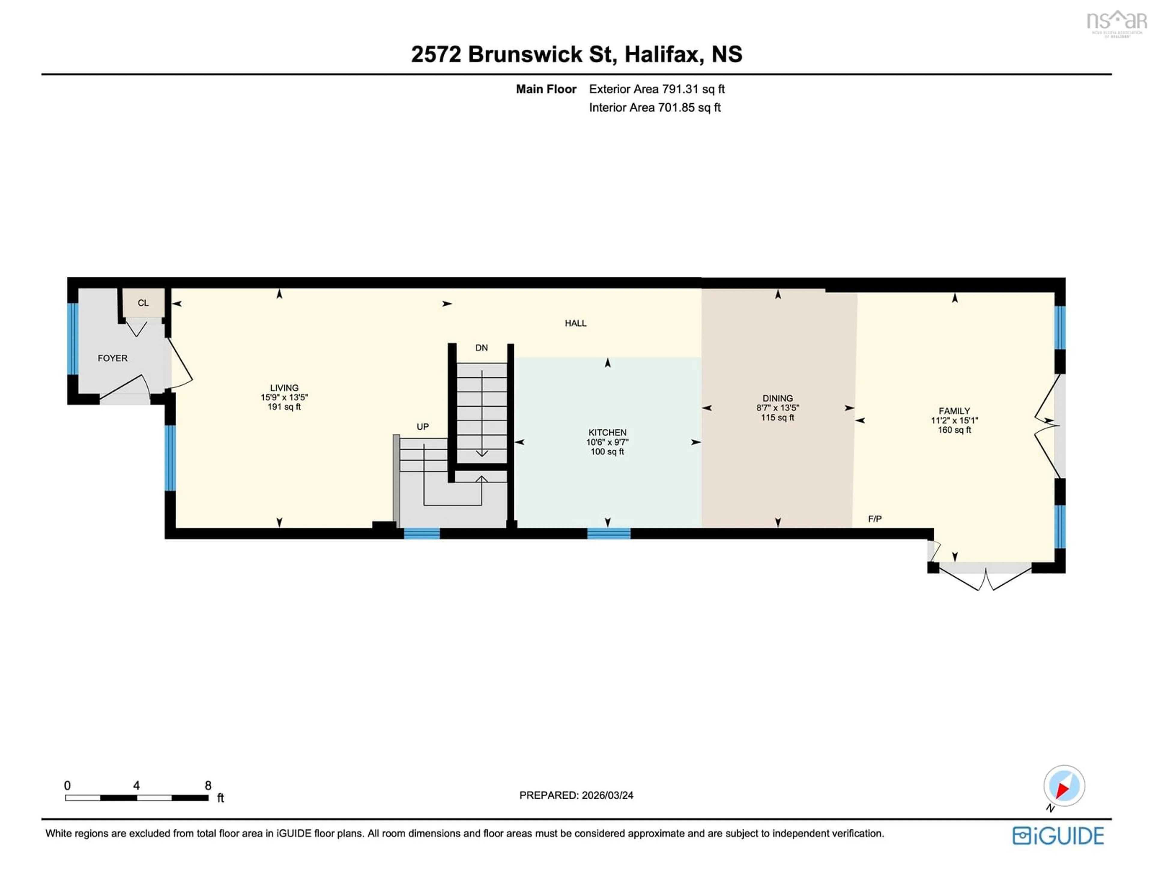 Floor plan for 2572 Brunswick St, Halifax Nova Scotia B3K 2Z6