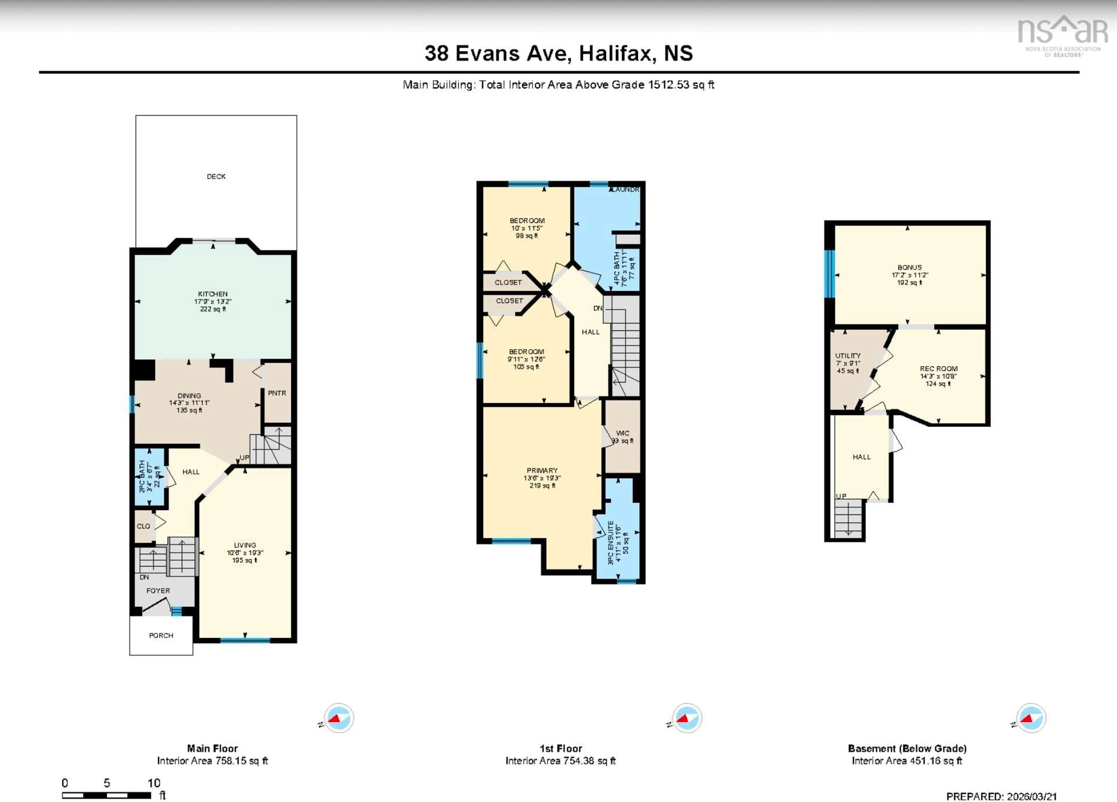 Floor plan for 38 Evans Ave, Halifax Nova Scotia B3M 1C2