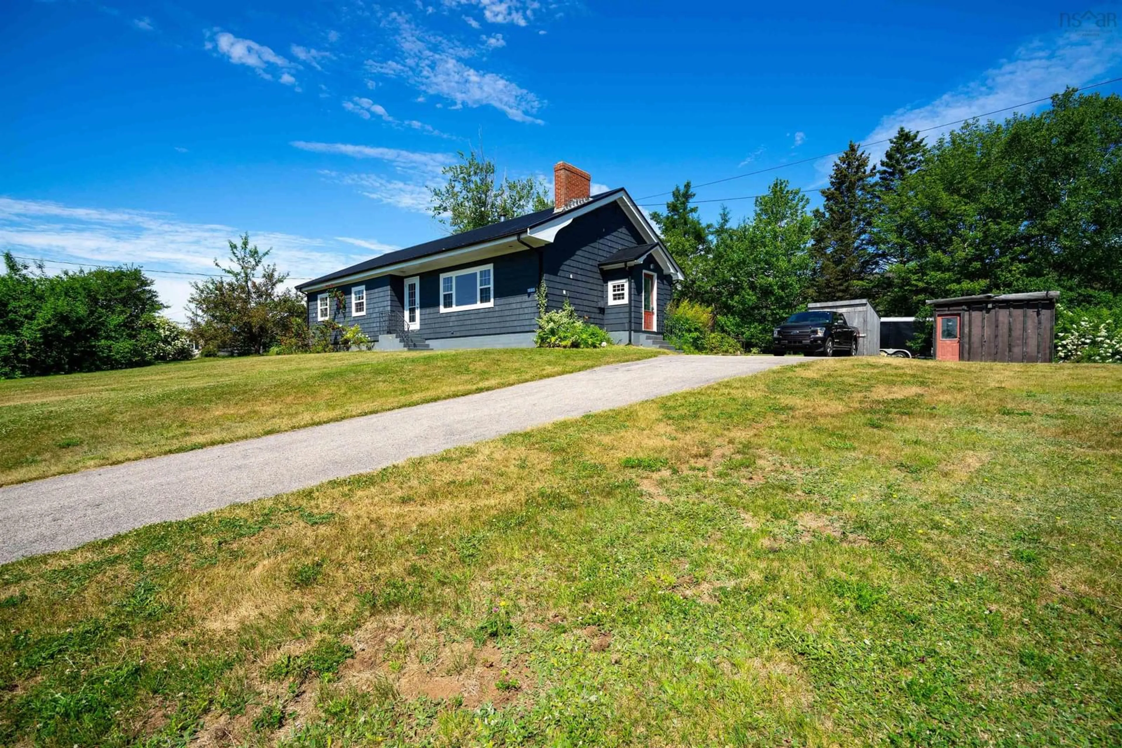 A pic from outside/outdoor area/front of a property/back of a property/a pic from drone, street for 1685 Granville Rd, Port Wade Nova Scotia B0S 1A0