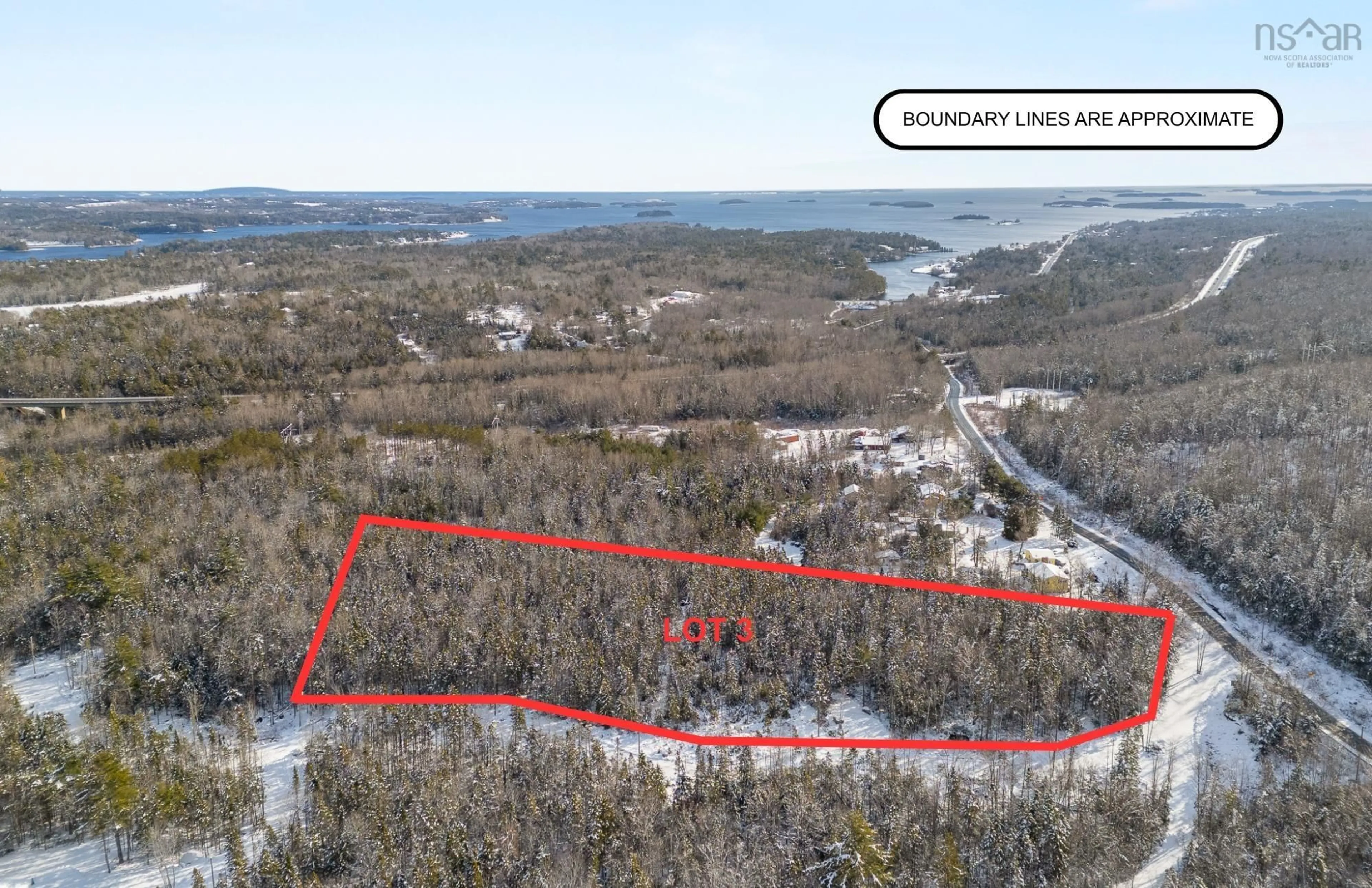 A pic from outside/outdoor area/front of a property/back of a property/a pic from drone, water/lake/river/ocean view for Stamping Mill Lane #Lot 3, Beech Hill Nova Scotia B0J 1K0