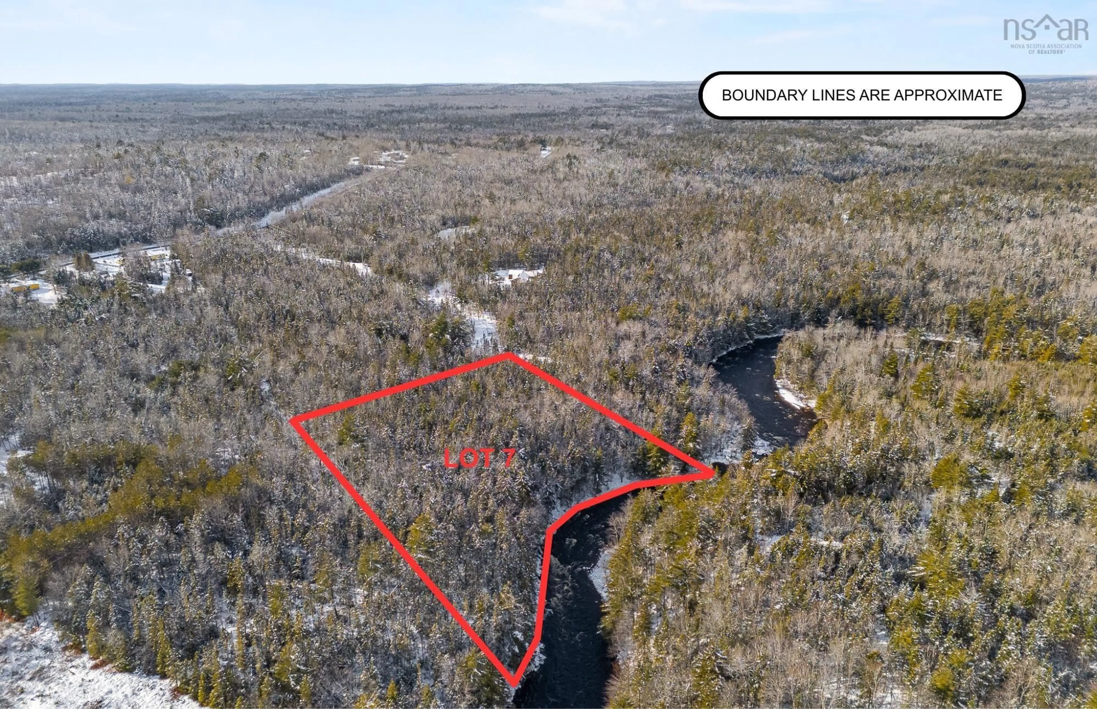 A pic from outside/outdoor area/front of a property/back of a property/a pic from drone, water/lake/river/ocean view for Stamping Mill Lane #Lot 7, Beech Hill Nova Scotia B0J 1K0