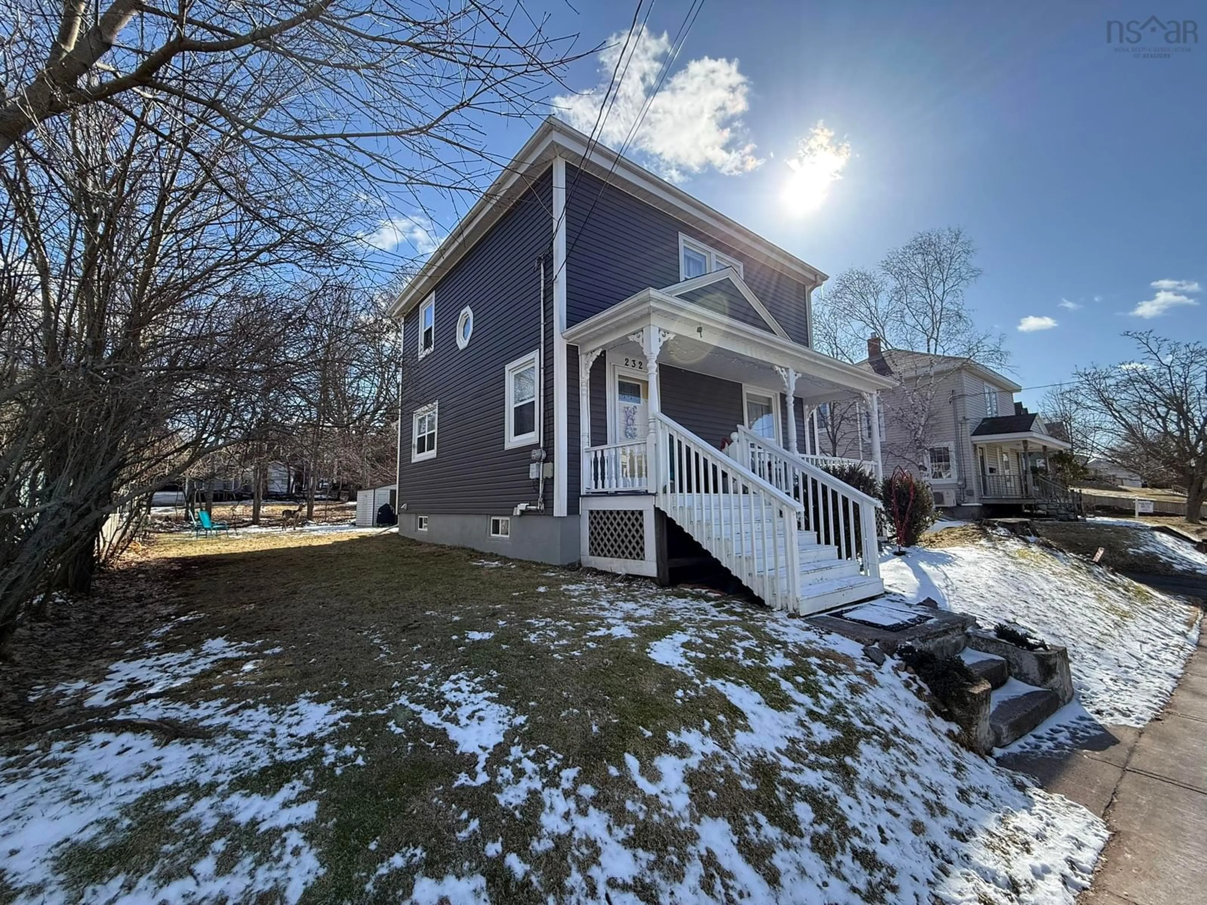 A pic from outside/outdoor area/front of a property/back of a property/a pic from drone, street for 232 Brunswick St, Truro Nova Scotia B2N 2J1