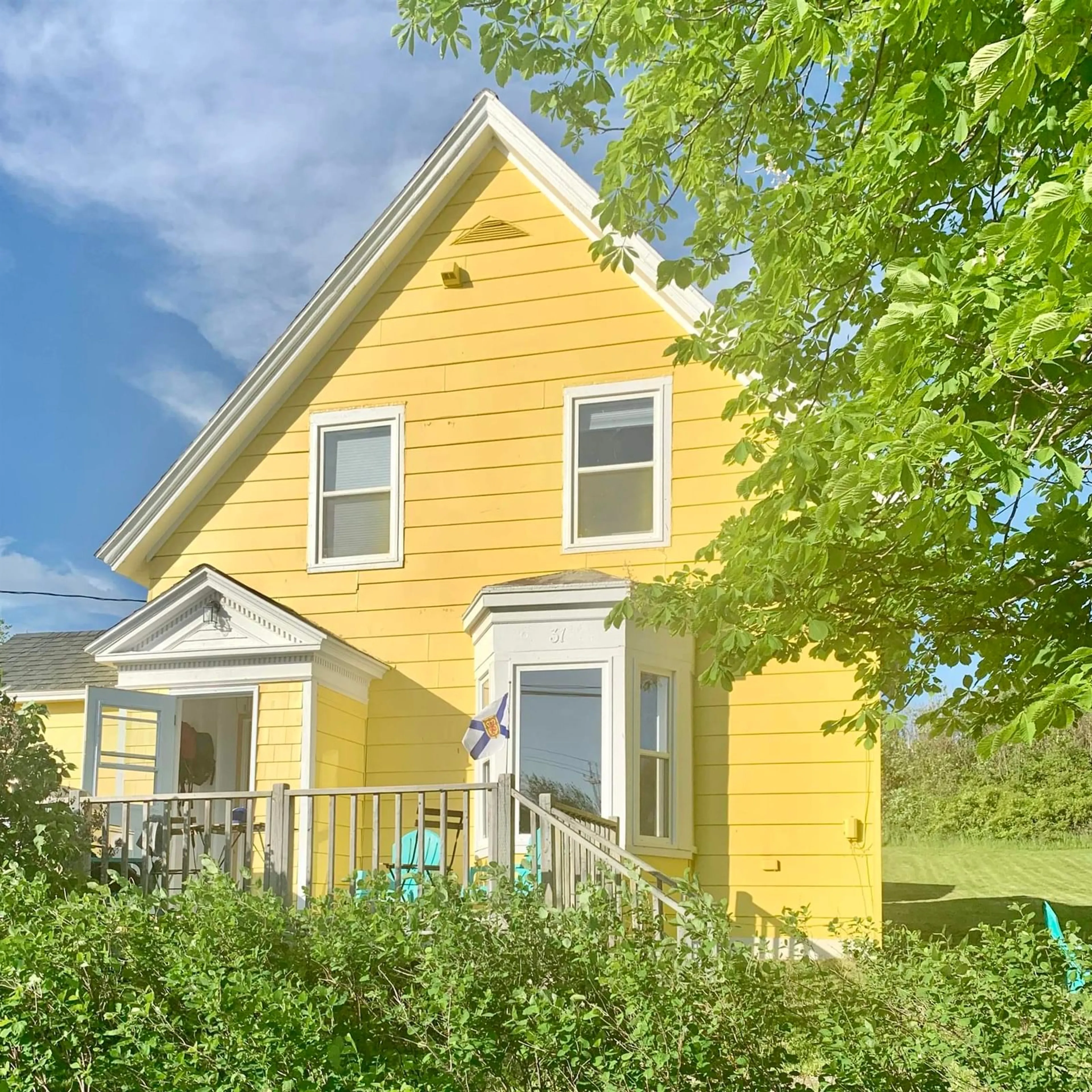 Home with vinyl exterior material, street for 31 High Rd, Port Hood Nova Scotia B0E 2W0