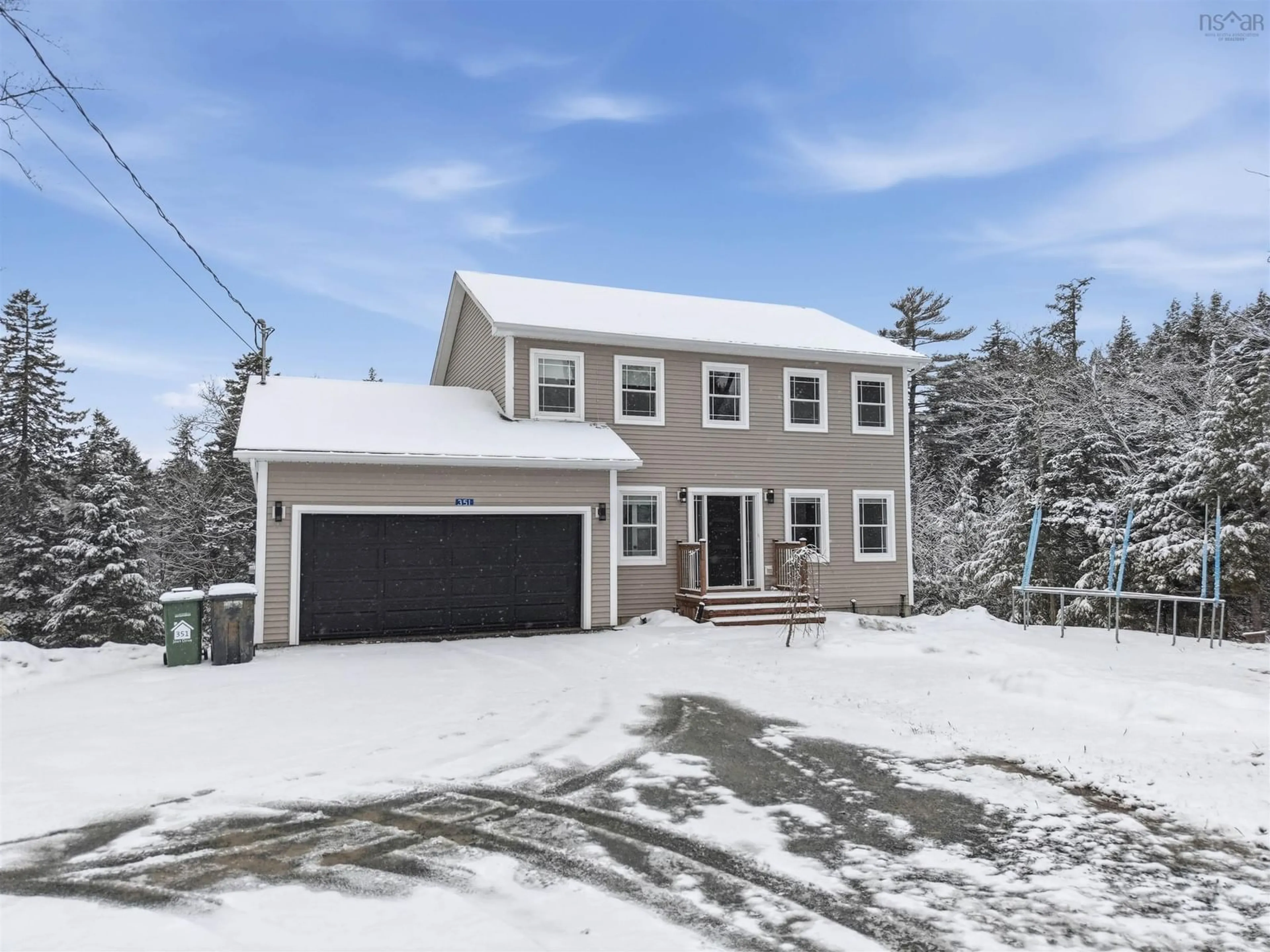A pic from outside/outdoor area/front of a property/back of a property/a pic from drone, street for 351 Joan Dr, Beaver Bank Nova Scotia B4E 3J4