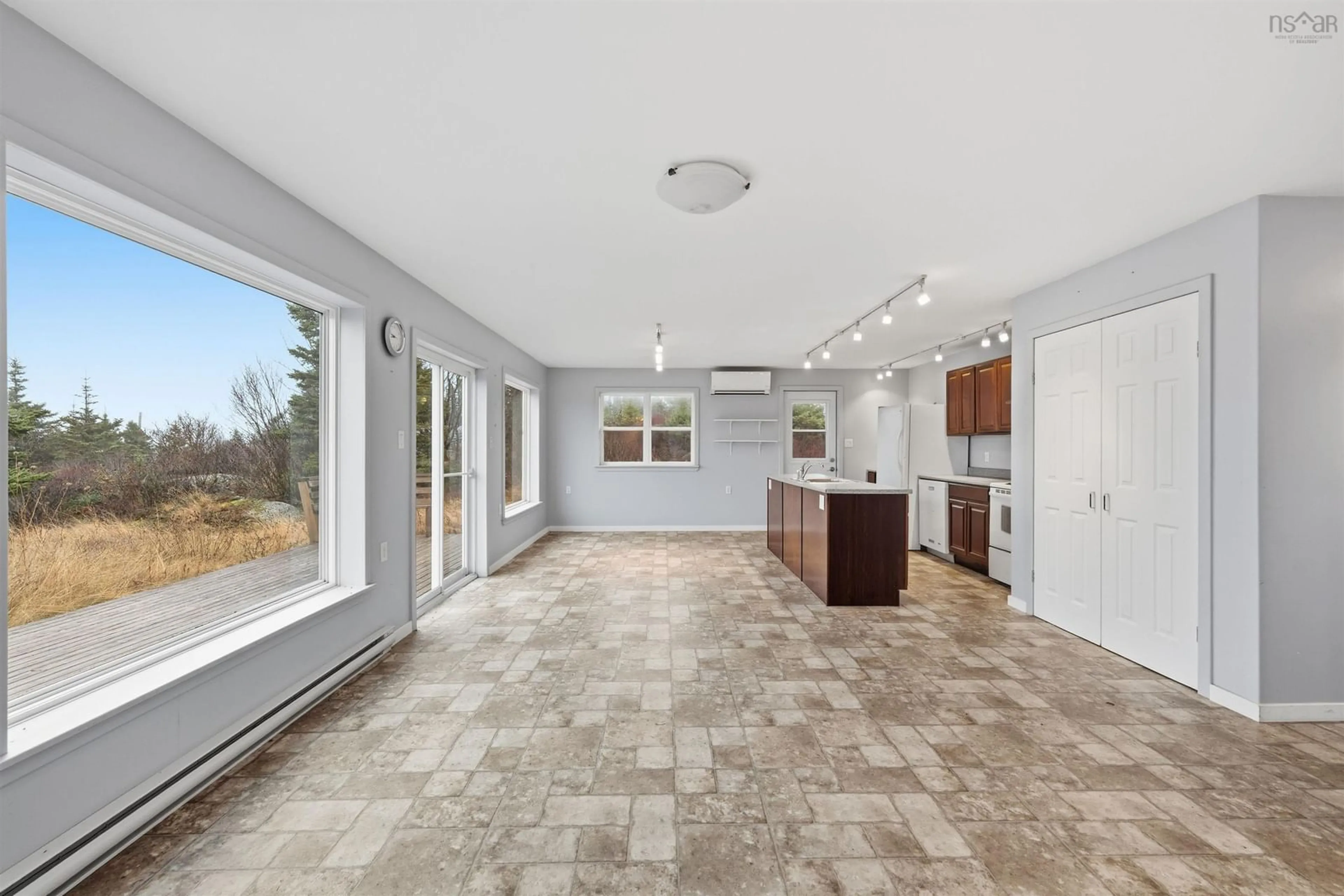 Open concept kitchen, ceramic/tile floor for 2034 Lower Prospect Road, Lower Prospect Nova Scotia B3T 1Y8