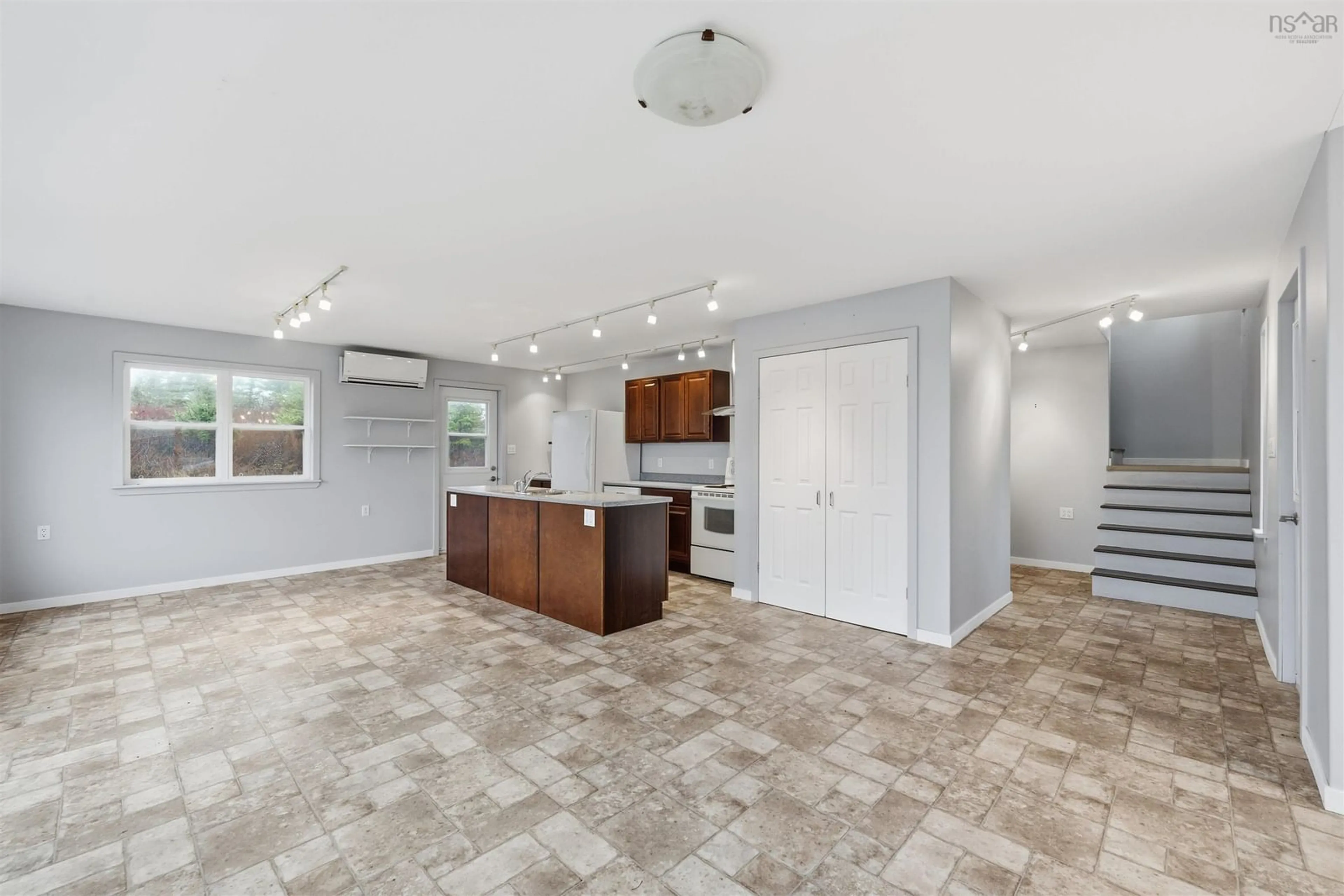 Open concept kitchen, ceramic/tile floor for 2034 Lower Prospect Road, Lower Prospect Nova Scotia B3T 1Y8