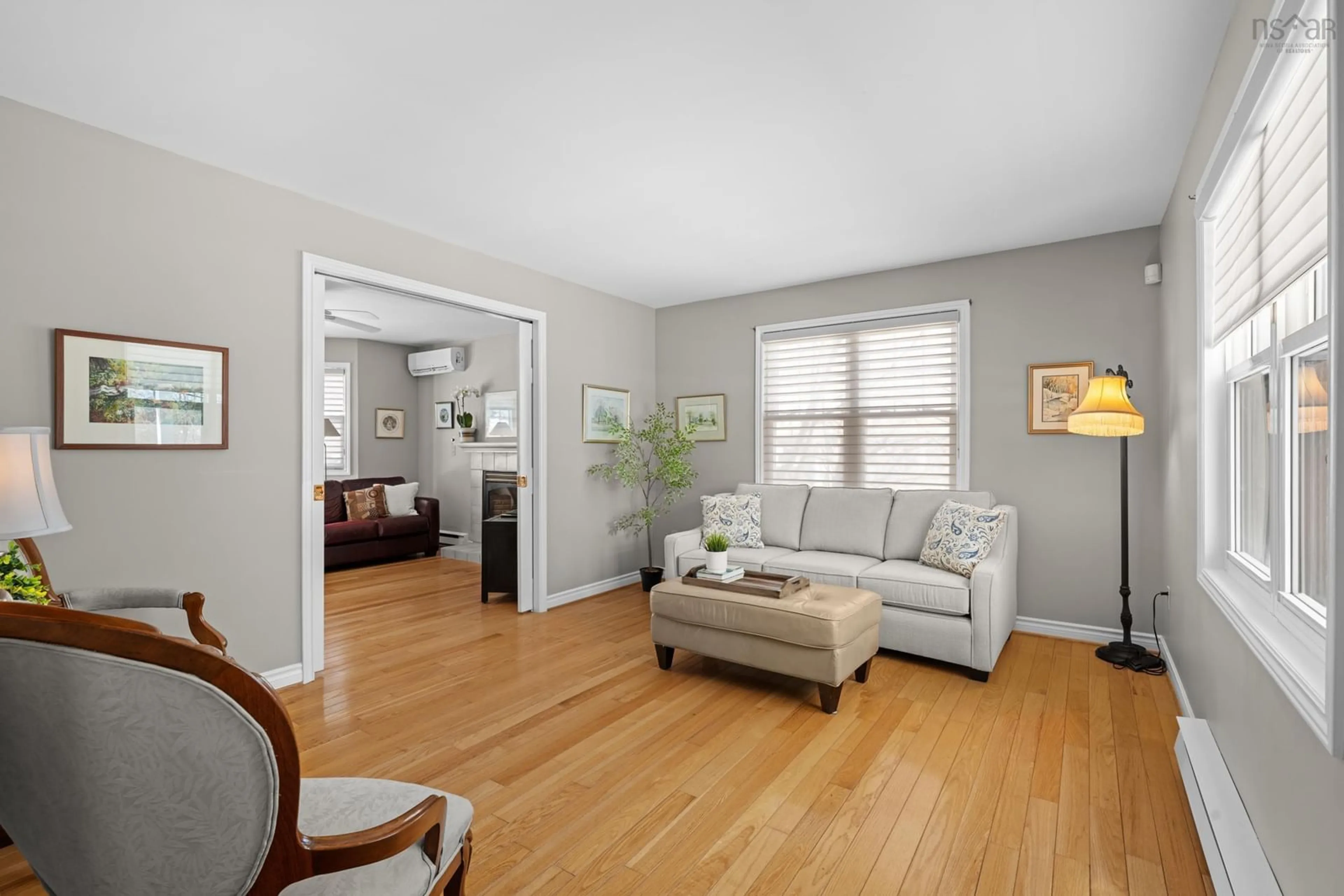 Living room with furniture, wood/laminate floor for 2 Mount Royal Crt, Dartmouth Nova Scotia B3A 4R5