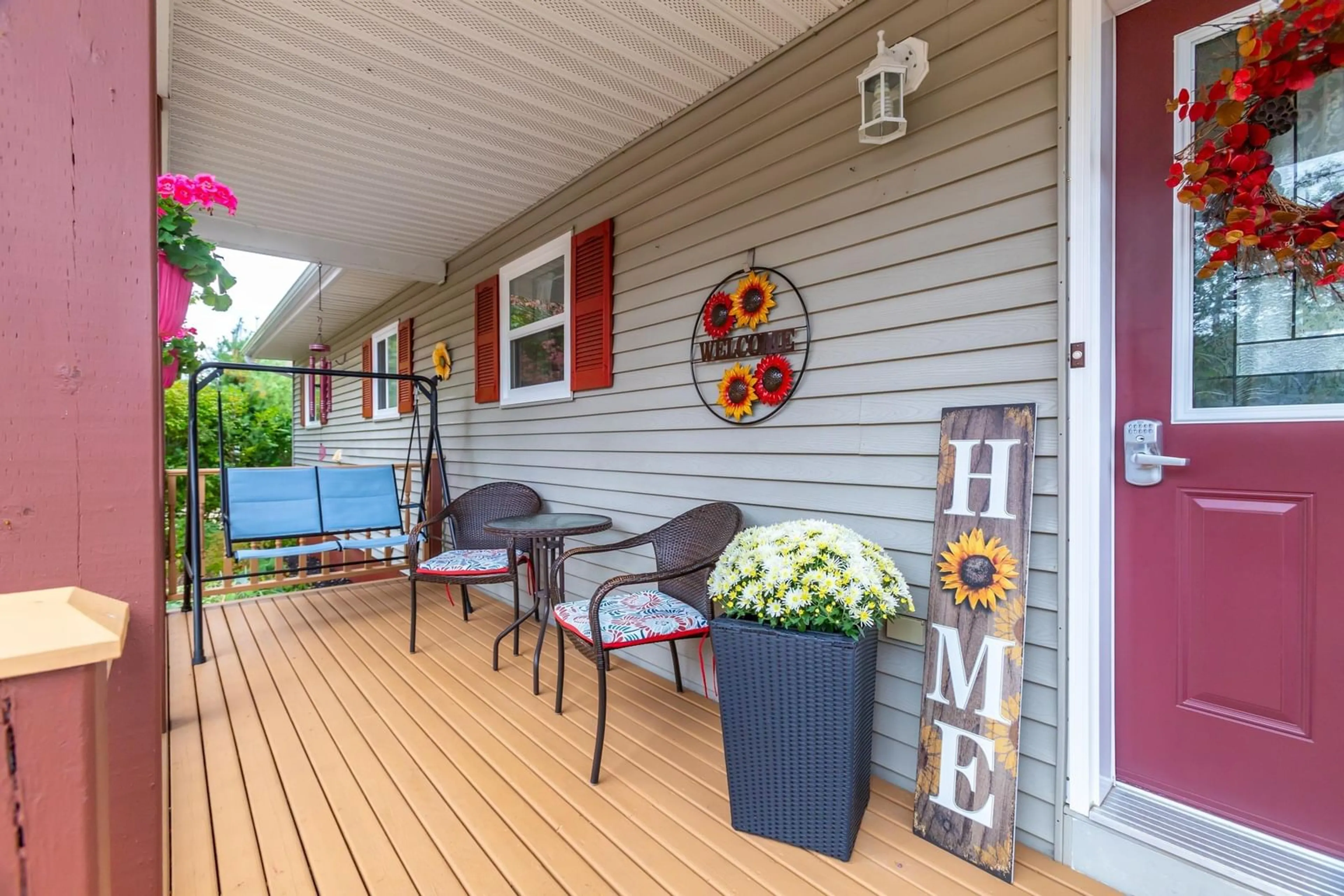 Patio, street for 54 Riverview Dr, Bridgetown Nova Scotia B0S 1C0