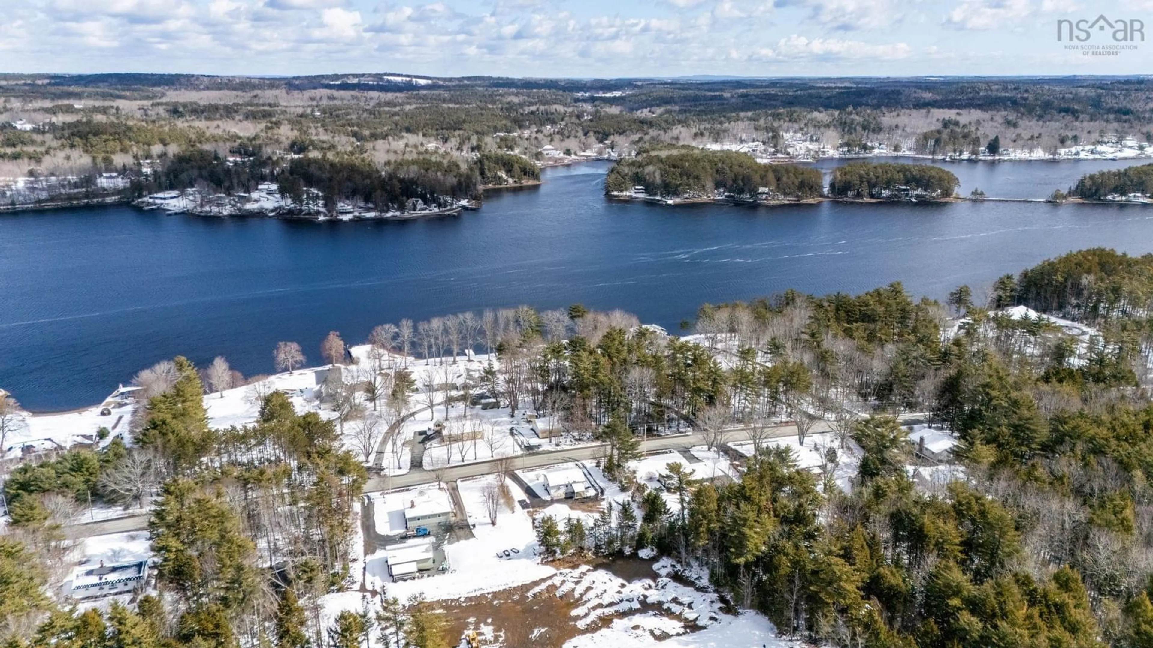 A pic from outside/outdoor area/front of a property/back of a property/a pic from drone, water/lake/river/ocean view for 1140 Highway 331, Conquerall Bank Nova Scotia B0R 1G0