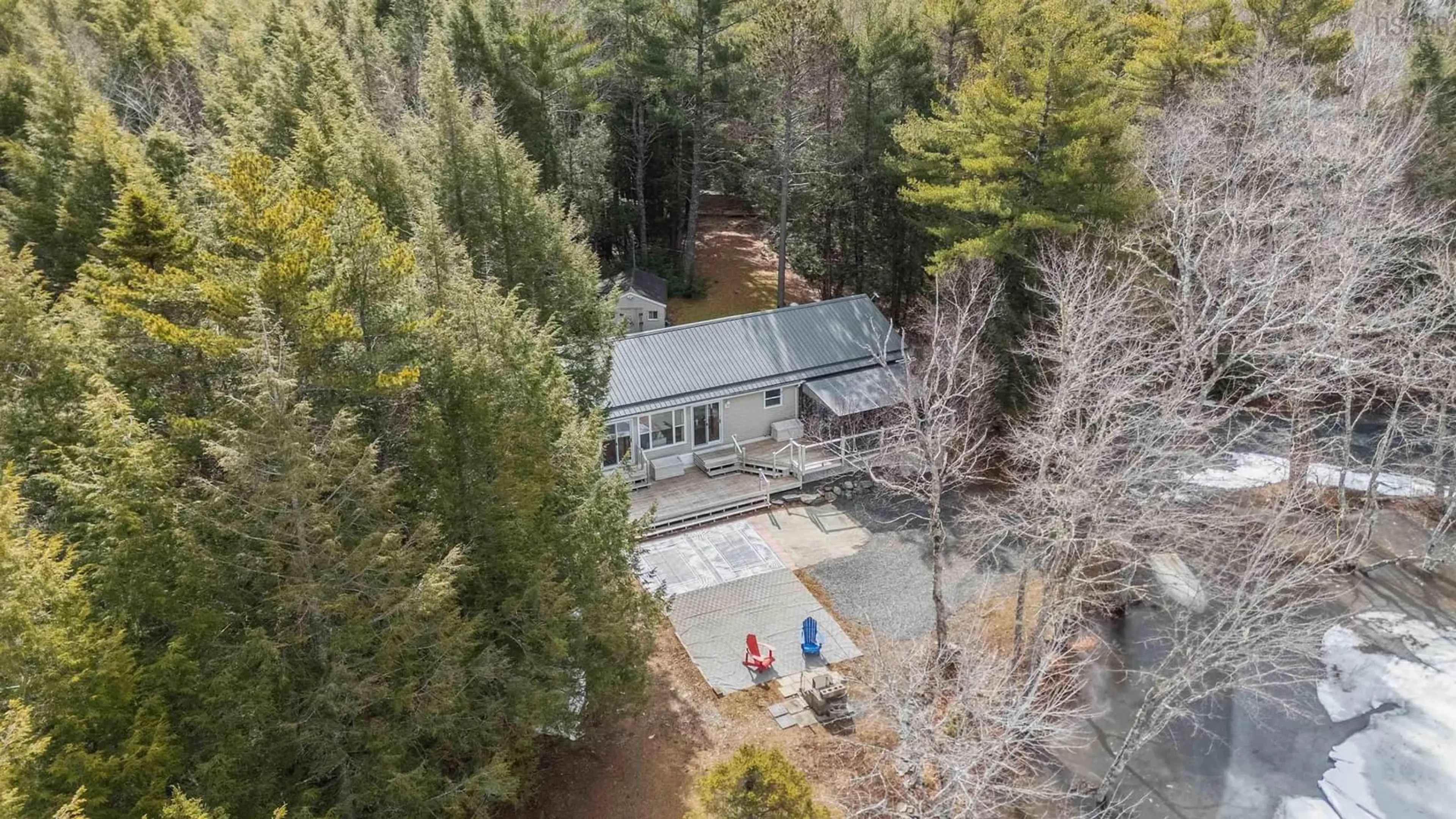 A pic from outside/outdoor area/front of a property/back of a property/a pic from drone, unknown for 54 Charlotte Lane, Greenfield Nova Scotia B0T 1E0